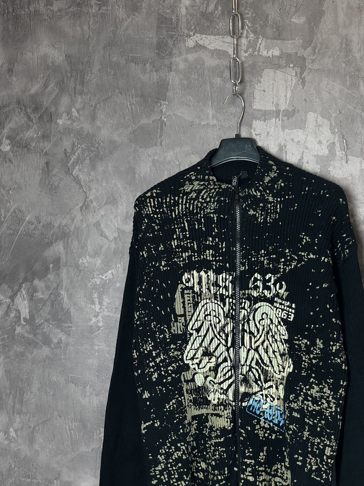 Japanese Brand × Vintage AvantGarde Vintage Sweatshirt Y2K Printed Knit Japan Sweater Size US XL / EU 56 / 4 - 4 Thumbnail