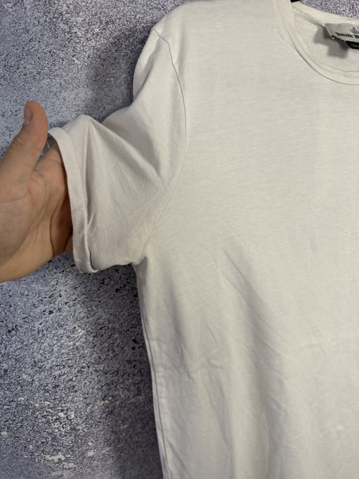 Vintage × Vivienne Westwood Vintage Vivienne Westwood Logos White Tee Oldmoney M size Size US M / EU 48-50 / 2 - 11 Thumbnail