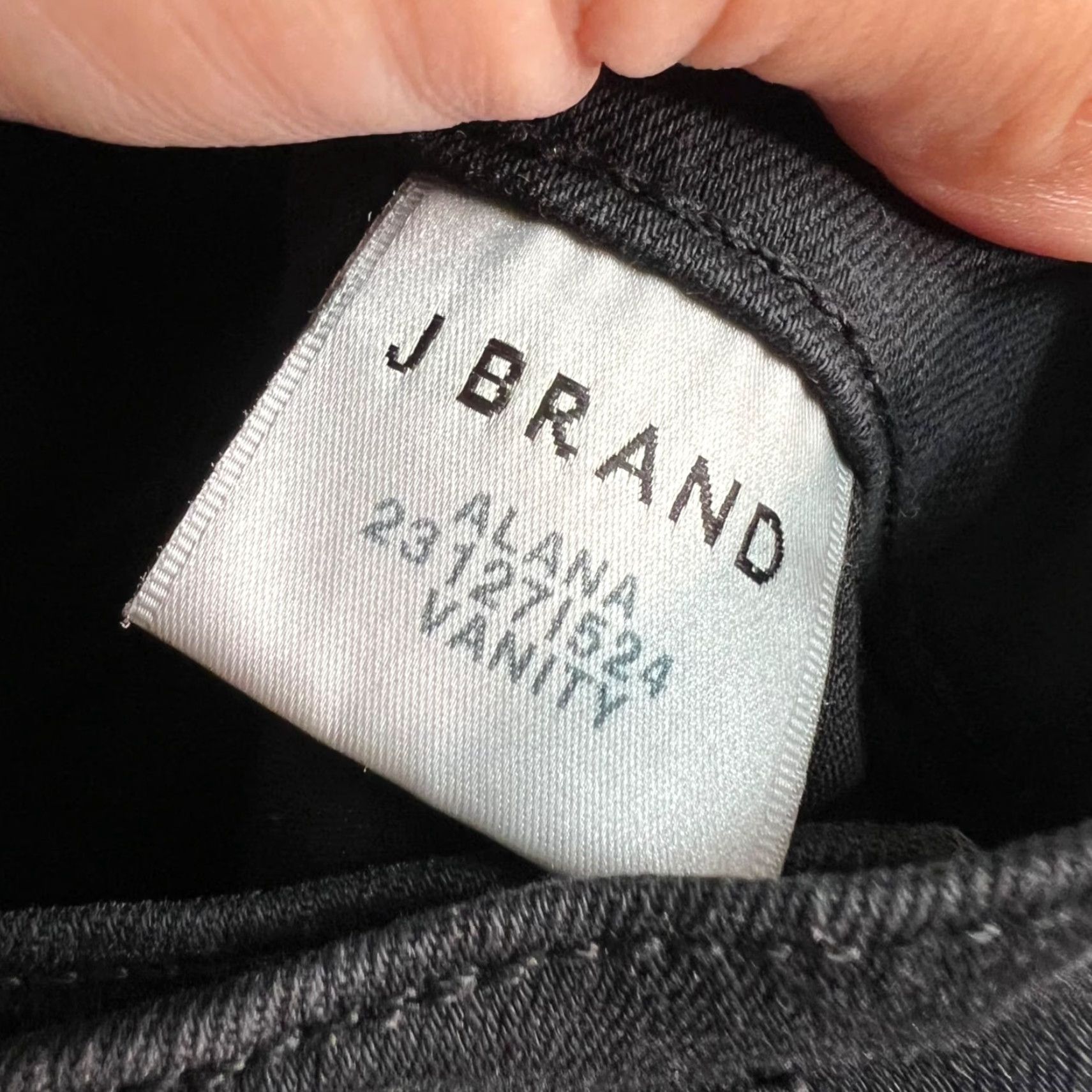 J Brand J Brand Alana Womens Black Mid Rise Skinny Jeans Size 26 Denim Size 26" / US 2 / IT 38 - 5 Thumbnail