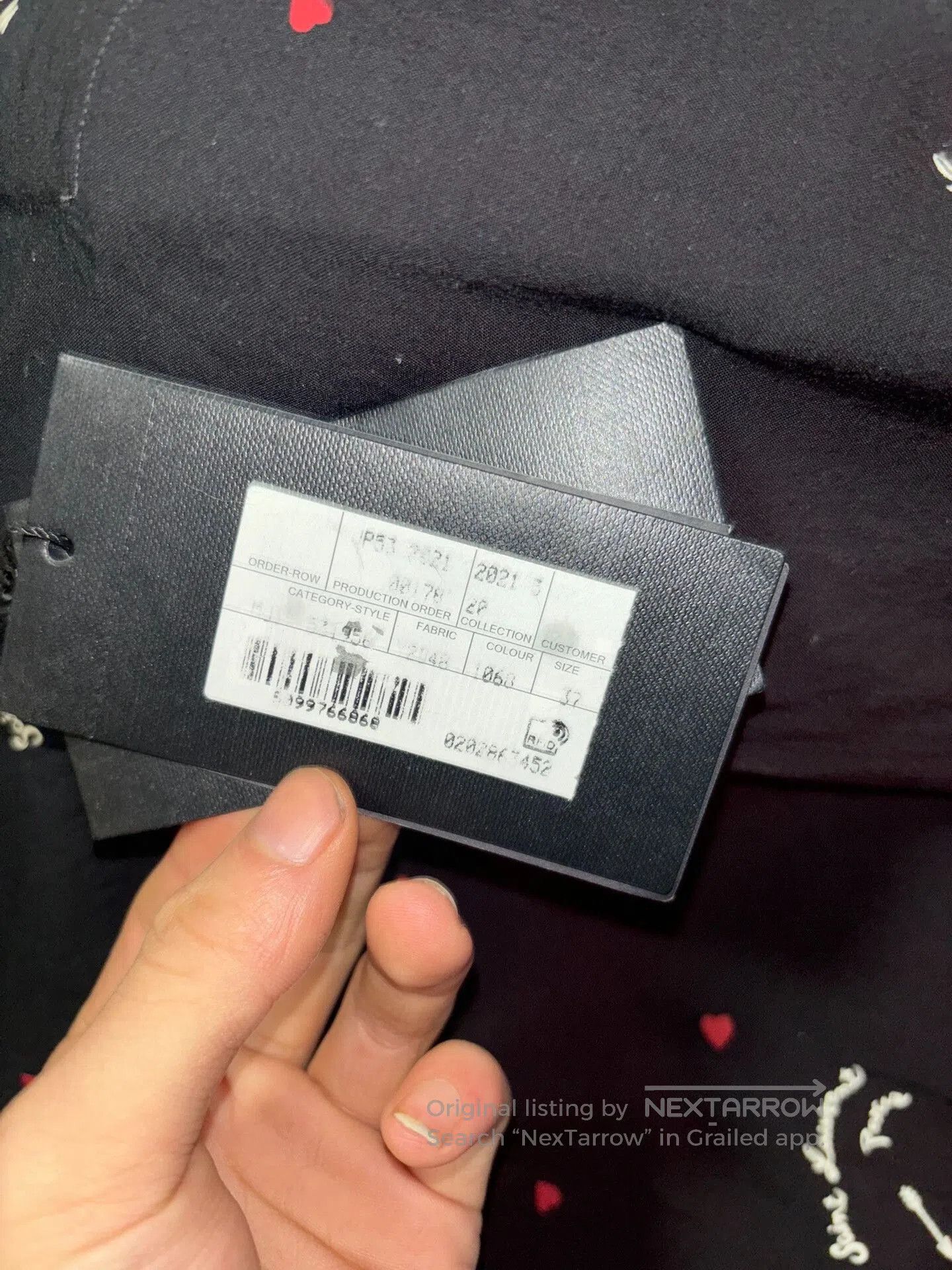 Saint Laurent Paris Saint Laurent Black Heart Print Shirt. Size US S / EU 44-46 / 1 - 8 Thumbnail