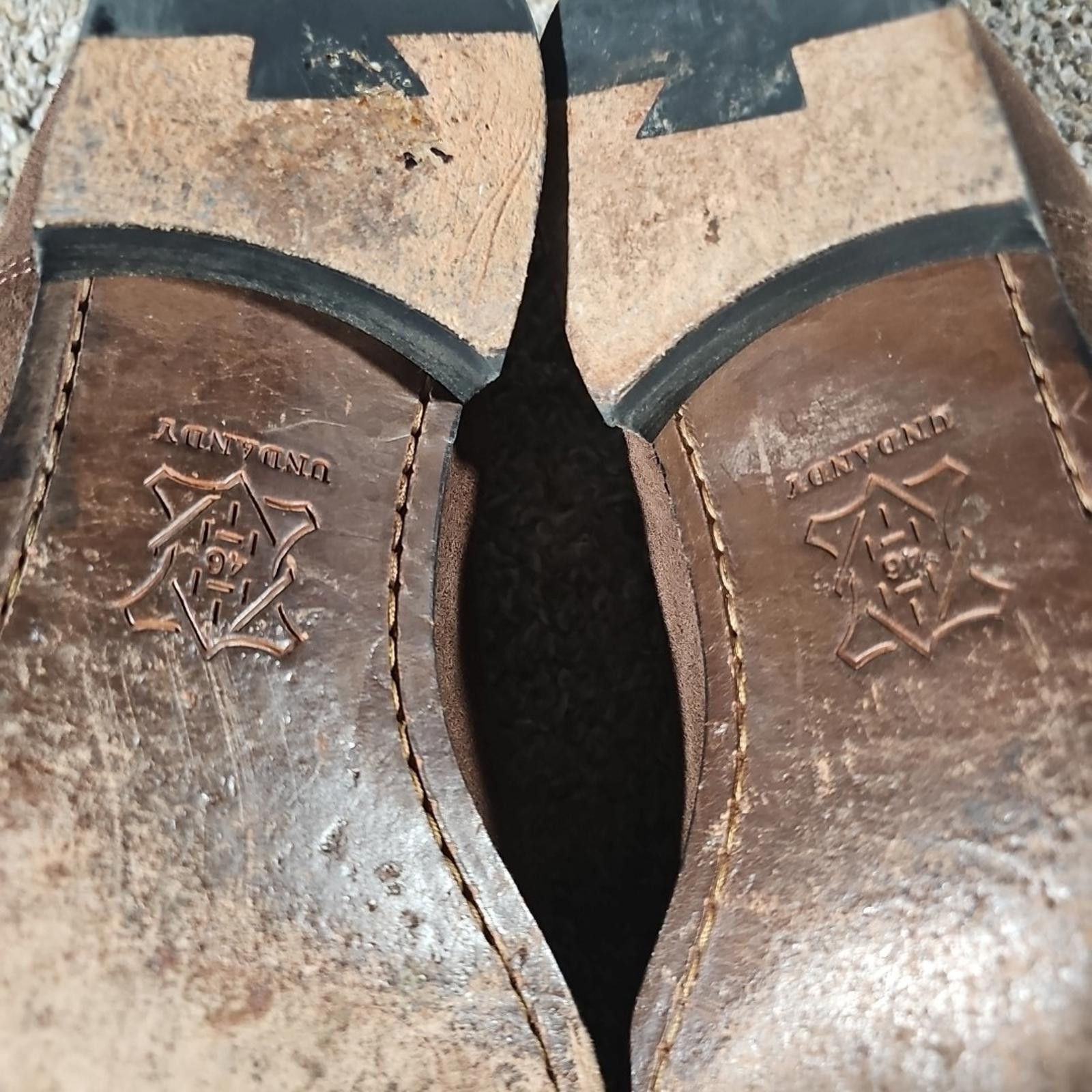 Other Undandy Genuine Leather Brown Wingtip Shoes Sz 46 Size US 9 / EU 42 - 11 Thumbnail