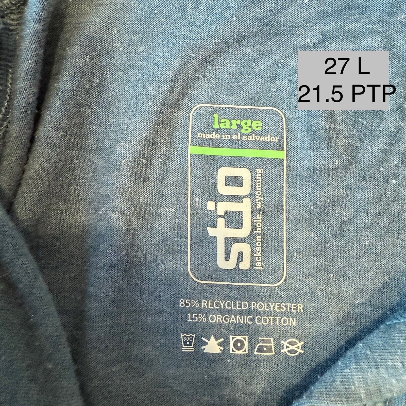 Stio Stio Lightweight Hoodie L Blue Hooded Pullover Athleisure Size US L / EU 52-54 / 3 - 7 Thumbnail