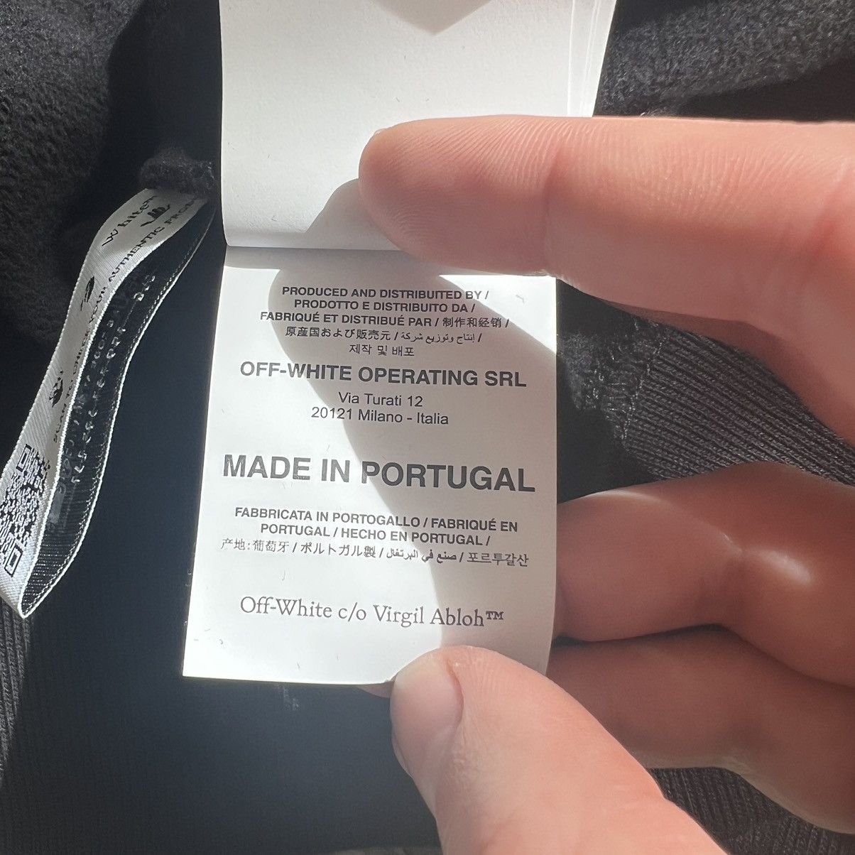 Off-White Off-White cross virgil carravaggio hooded sweatshirt hoodie Size US S / EU 44-46 / 1 - 9 Thumbnail