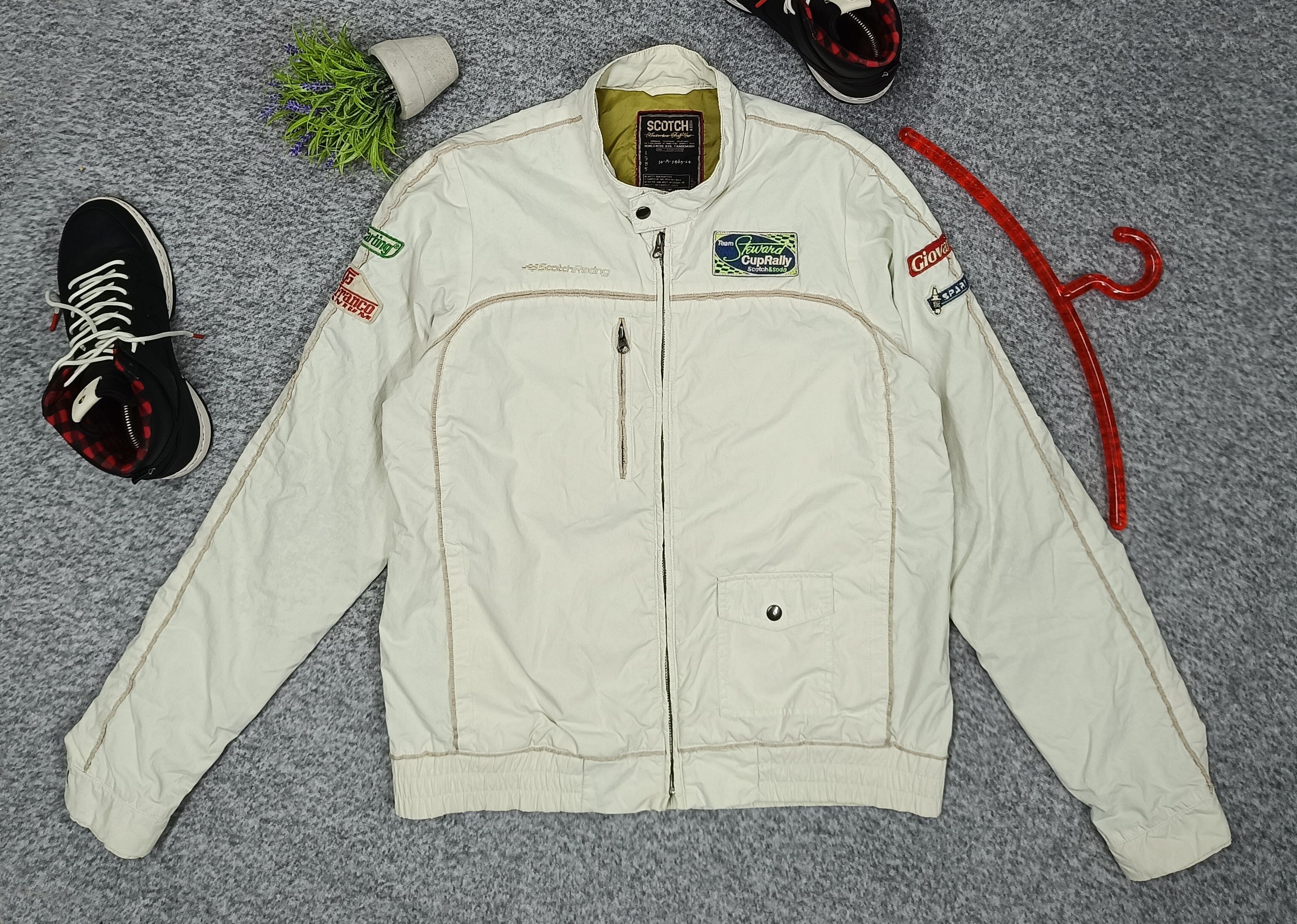 Scotch & Soda Scotch & Soda Racing Jacket Team Cup Rally Motorsport Size US L / EU 52-54 / 3 - 1 Thumbnail