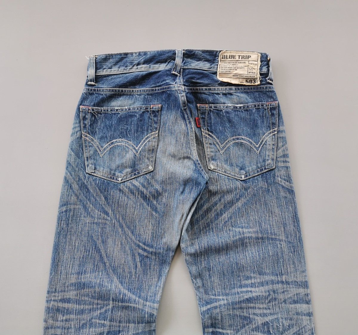 Edwin Edwin 503 Faded Style Straight Fit Denim Jeans Size US 32 / EU 48 - 5 Thumbnail