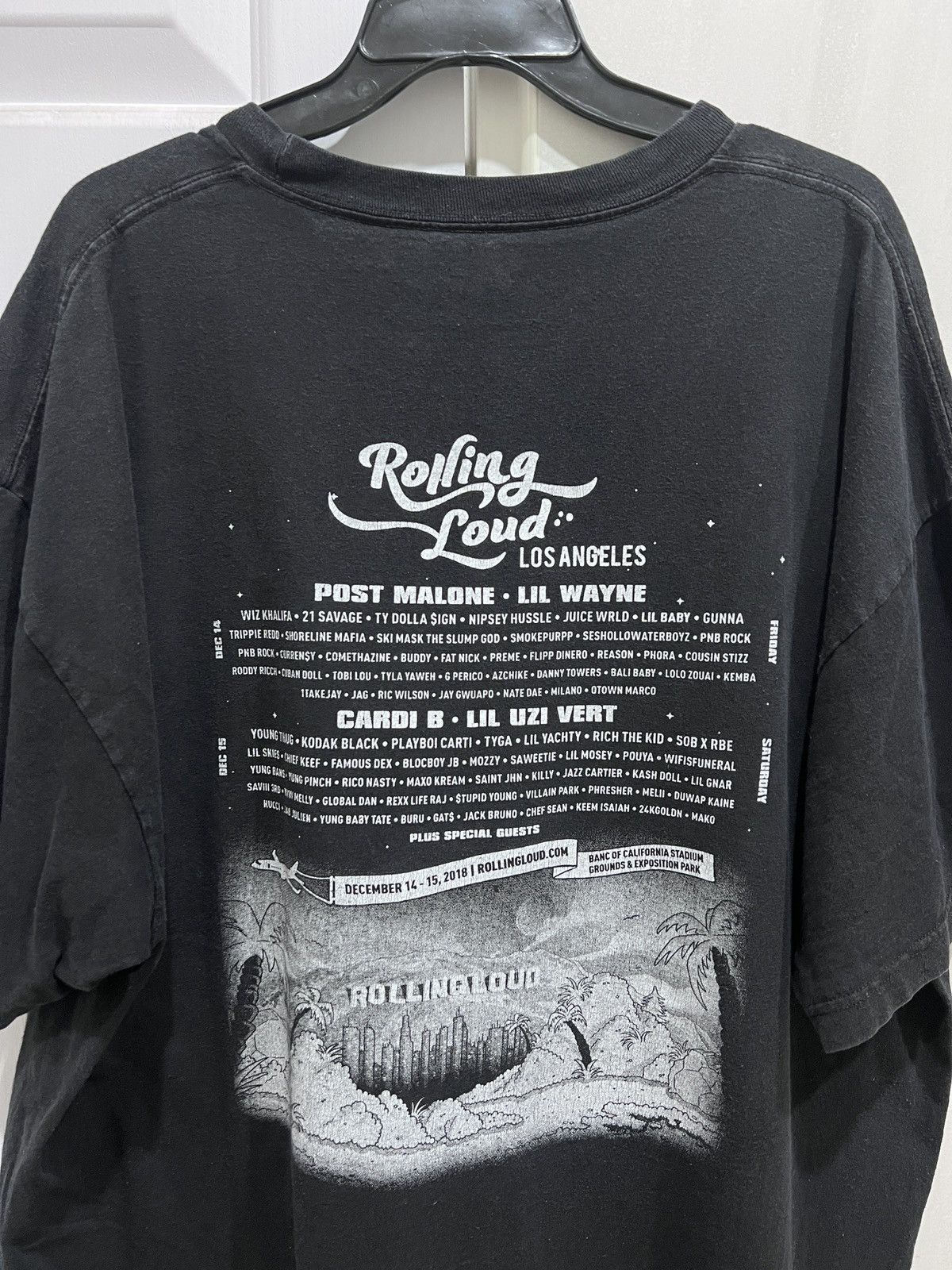 Rap Tees RollingLoud Wiz Khalifa Lil Wayne Nipsey Hussle Faded Hiphop Size US XXL / EU 58 / 5 - 4 Thumbnail