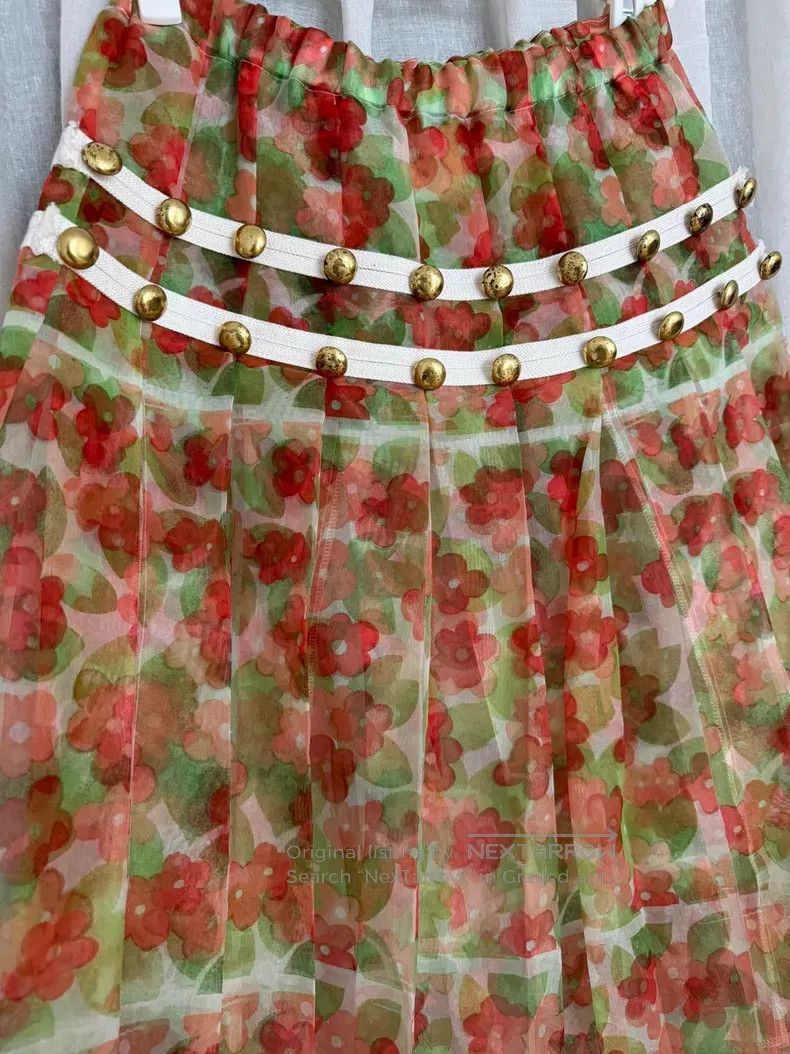 Comme des Garcons Comme Des Garcons size XS Floral Net Veil Skirt Size 23" - 3 Thumbnail