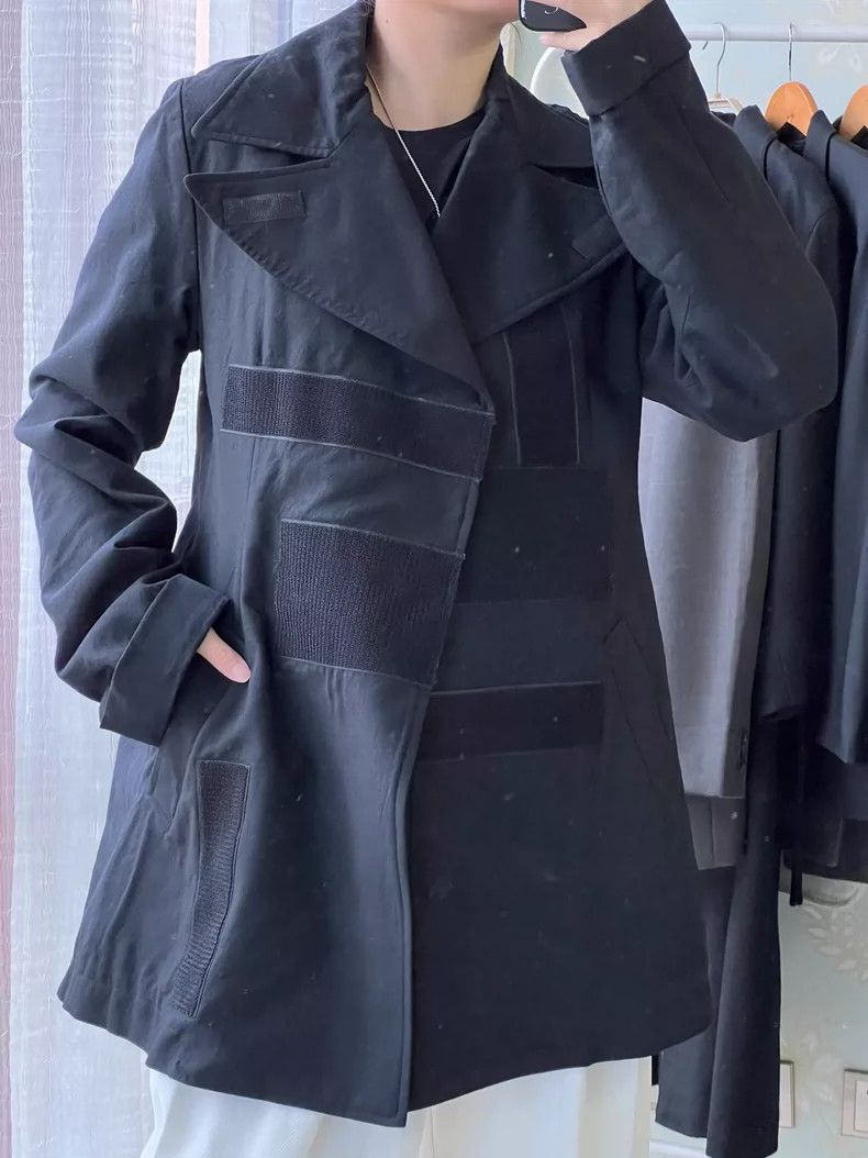 Yohji Yamamoto Yohji Yamamoto Velcro coat 2504-Nextarrow Size US M / EU 48-50 / 2 - 2 Thumbnail