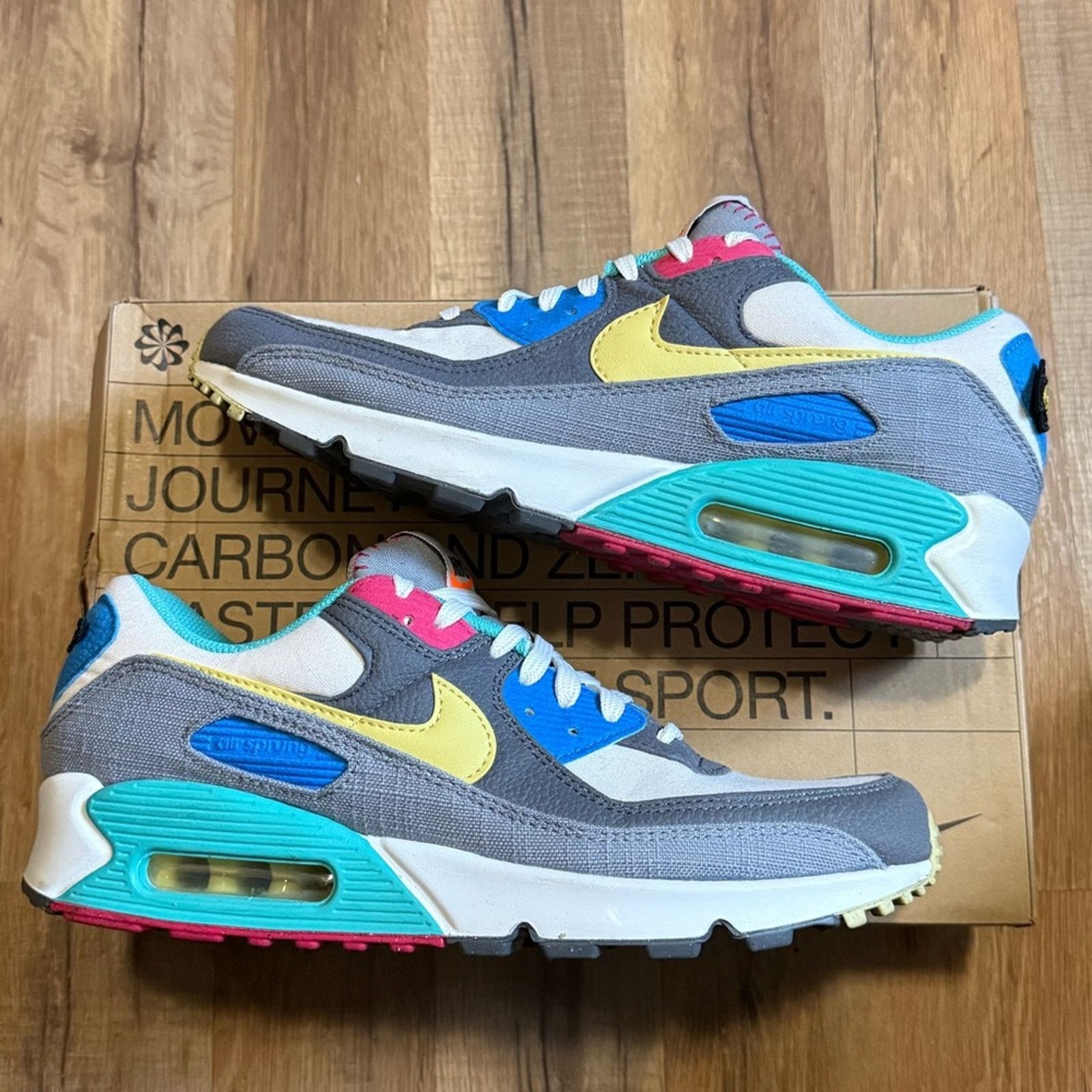 Nike Nike Air Max 90 Air Sprung Iron Grey Size US 10 / EU 43 - 3 Thumbnail