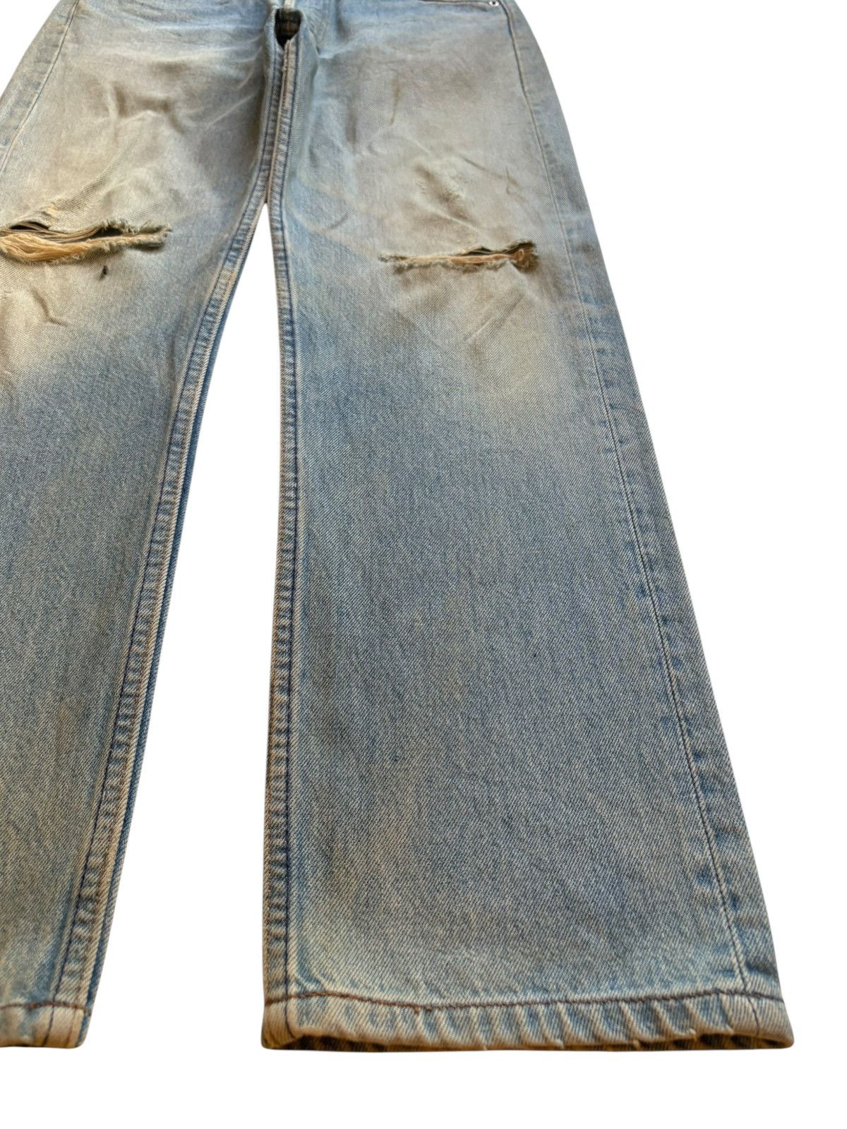 Levi's Vintage 90s Levis 501 Mud Wash Distressed Jeans Size US 31 - 7 Thumbnail