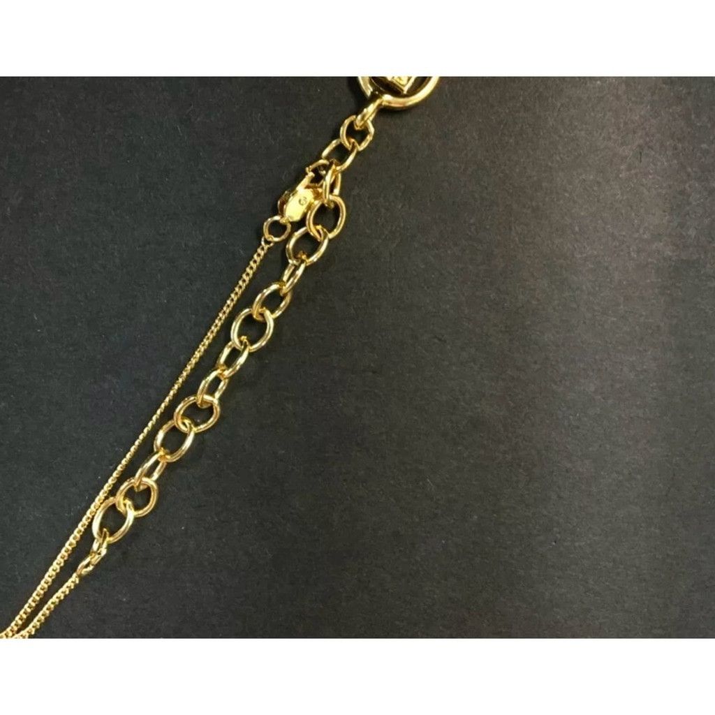 Givenchy Givenchy 4 G logo gold and crystal necklace Size ONE SIZE - 6 Thumbnail