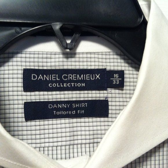 Daniel Cremieux DANIEL CREMIEUX MENS NEW 100%COTTON DRESS SHIRT SIZE: 16/33 Size US L / EU 52-54 / 3 - 5 Thumbnail