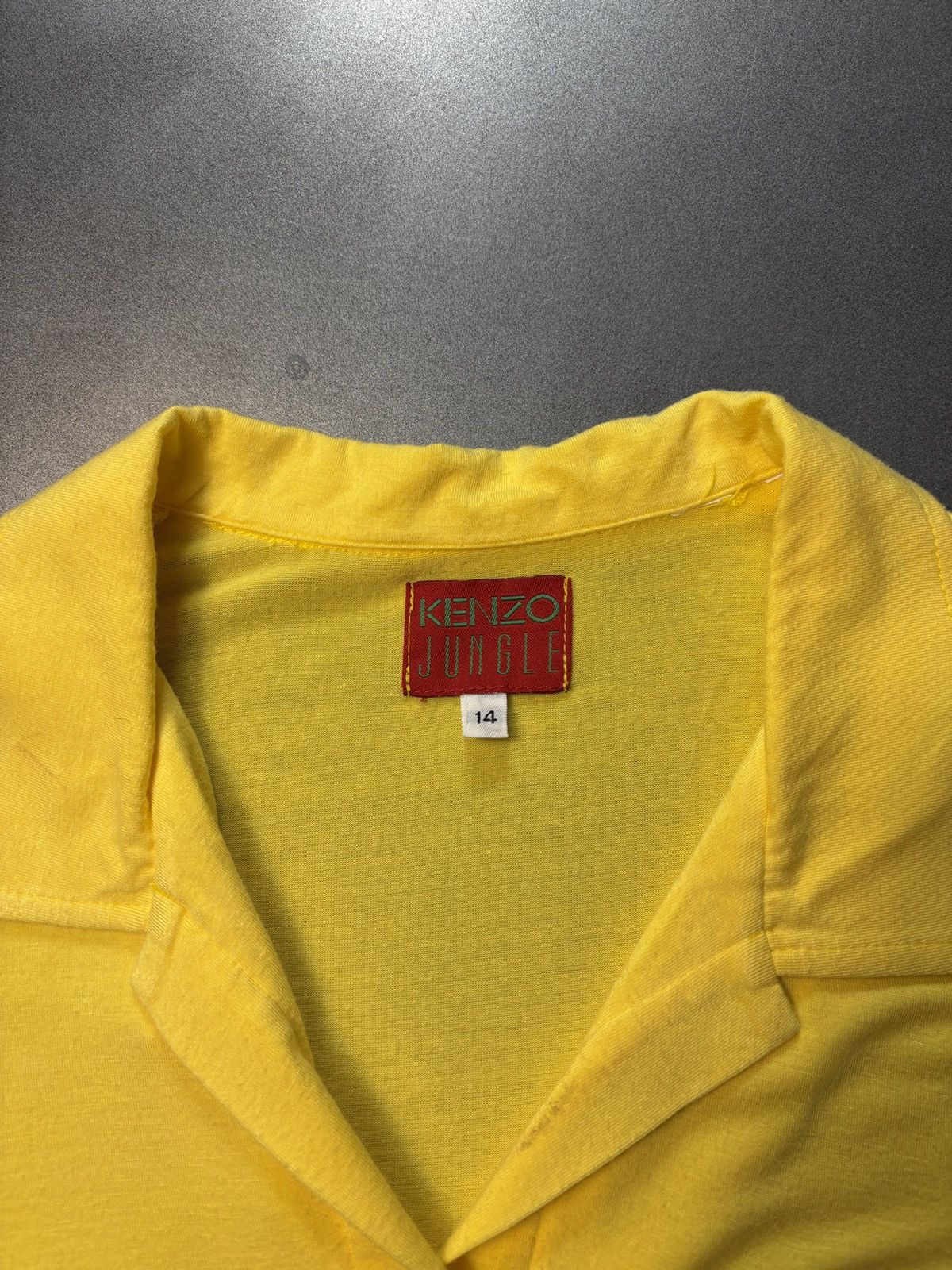 Kenzo × Vintage Vintage Kenzo Jungle Polo Shirt 1990s Kenzo Short Sleeve Y2K Size S / US 4 / IT 40 - 5 Thumbnail