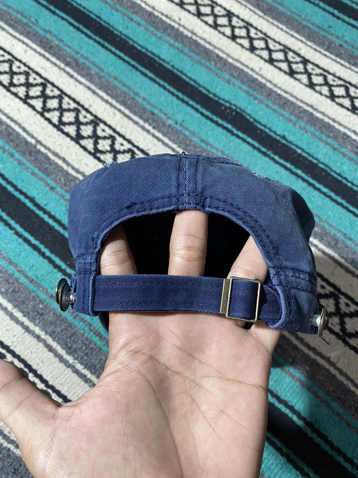 If Six Was Nine × Japanese Brand × Le Grande Bleu (L.G.B.) Y2K Unknown - Patrol Studded Cap Size ONE SIZE - 4 Thumbnail