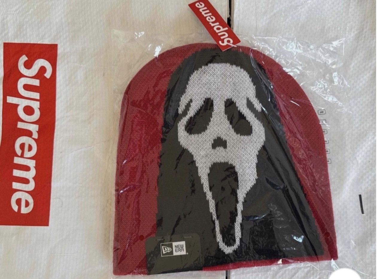 New Era × Supreme Supreme x New Era Ghostface Beanie Size ONE SIZE - 1 Thumbnail