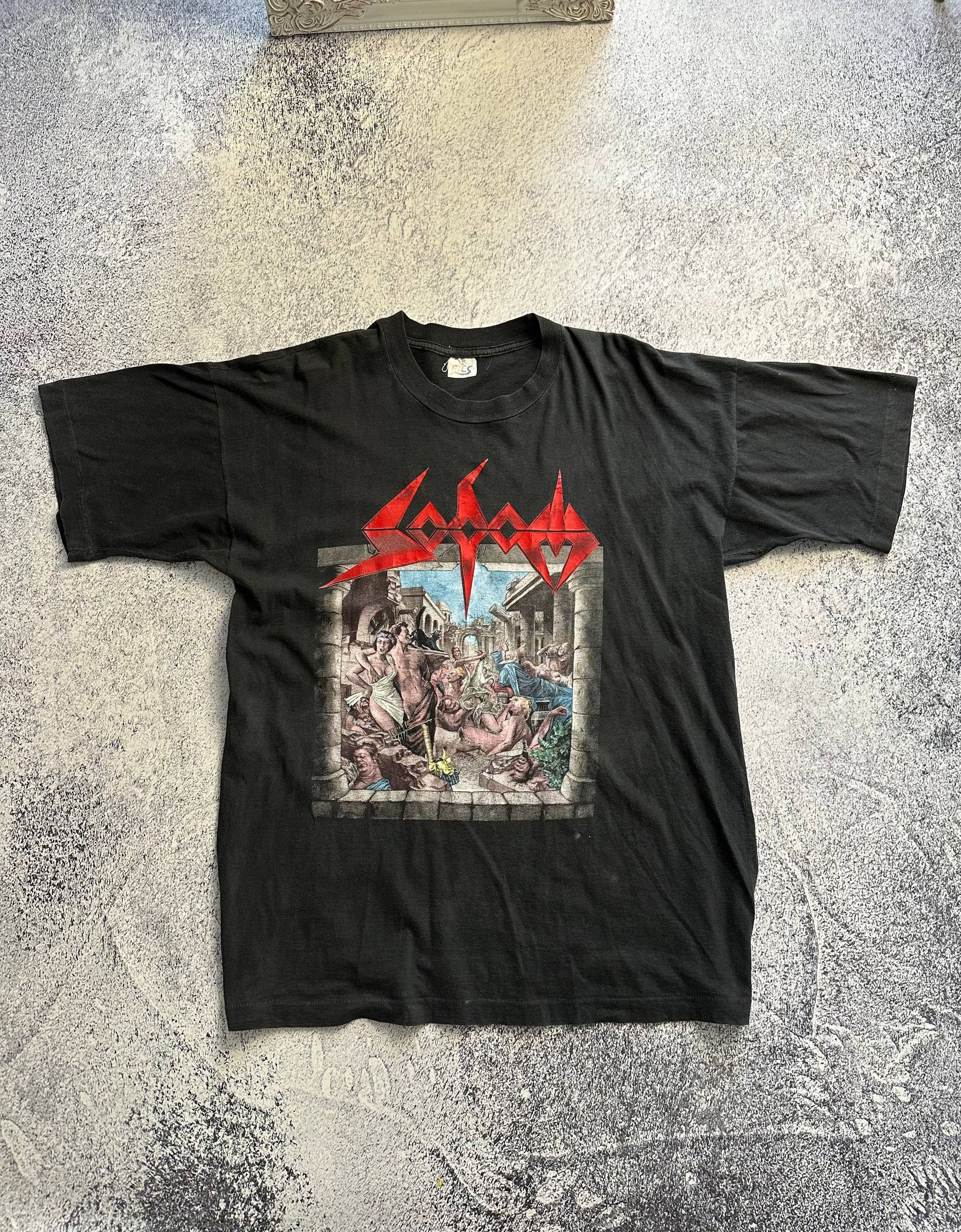 Other Band Tees × Vintage — SODOM 80s T-Shirt Size US XL / EU 56 / 4 - 1 Thumbnail