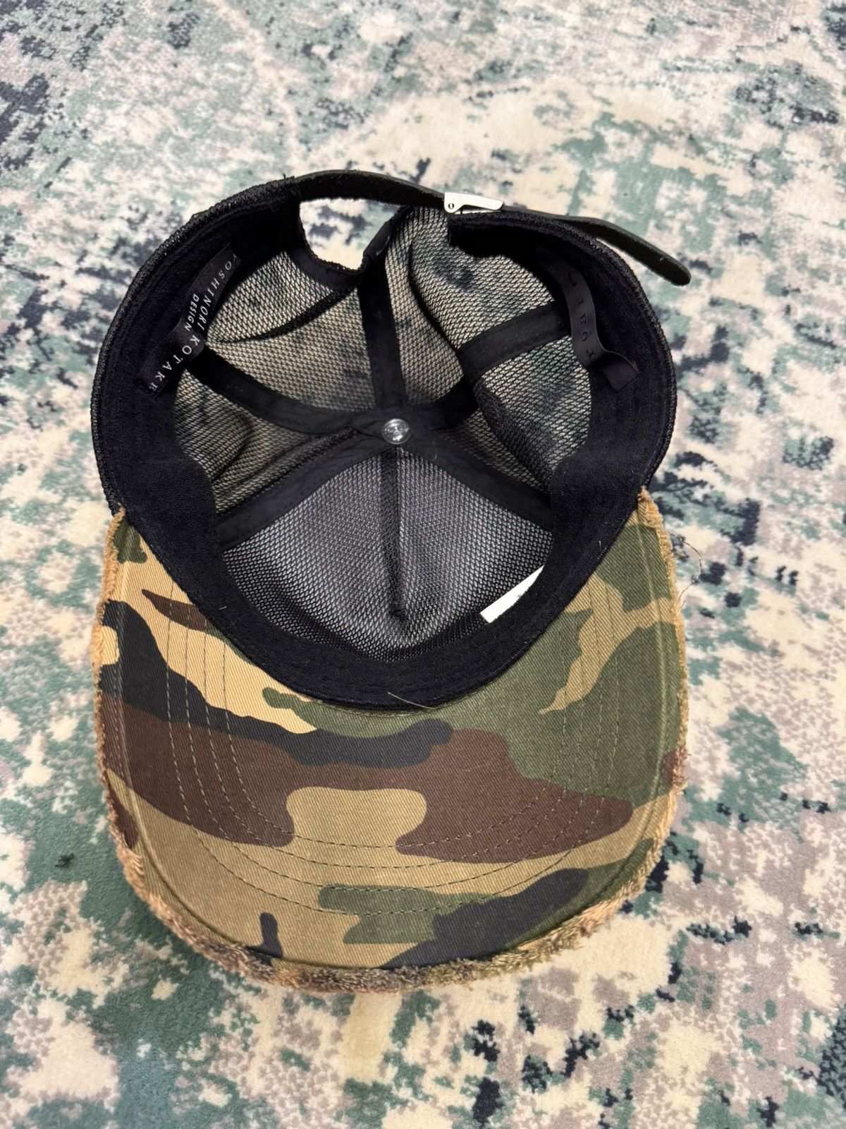 14th Addiction × Japanese Brand × KMRii YOSHINORI KOTAKE X ROAR CAMOUFLAGE TRUCKER HAT Size ONE SIZE - 6 Thumbnail