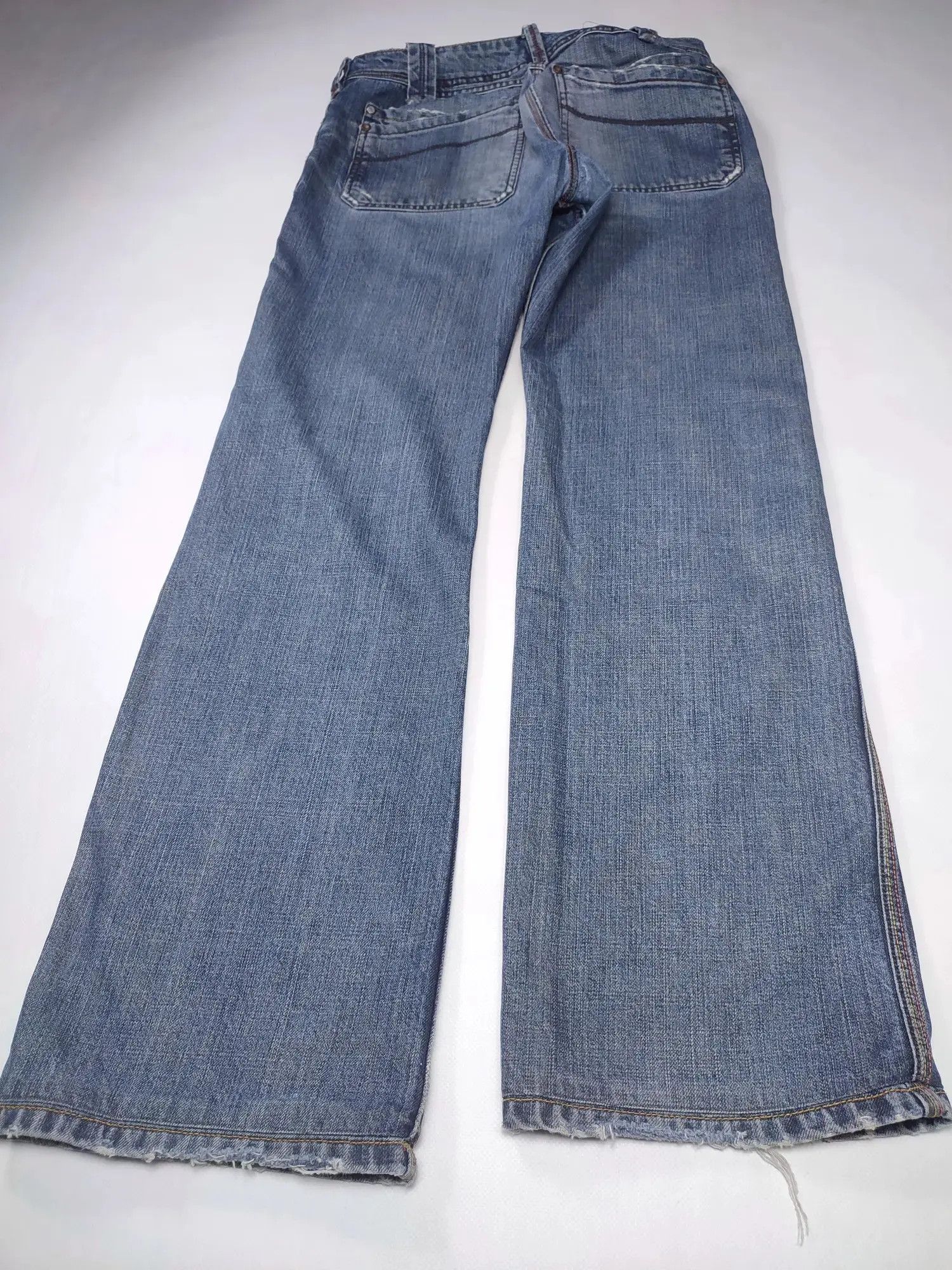 Diesel × Vintage Diesel Moorix Washed Straight Damaged Denim Pants Size US 30 / EU 46 - 13 Thumbnail