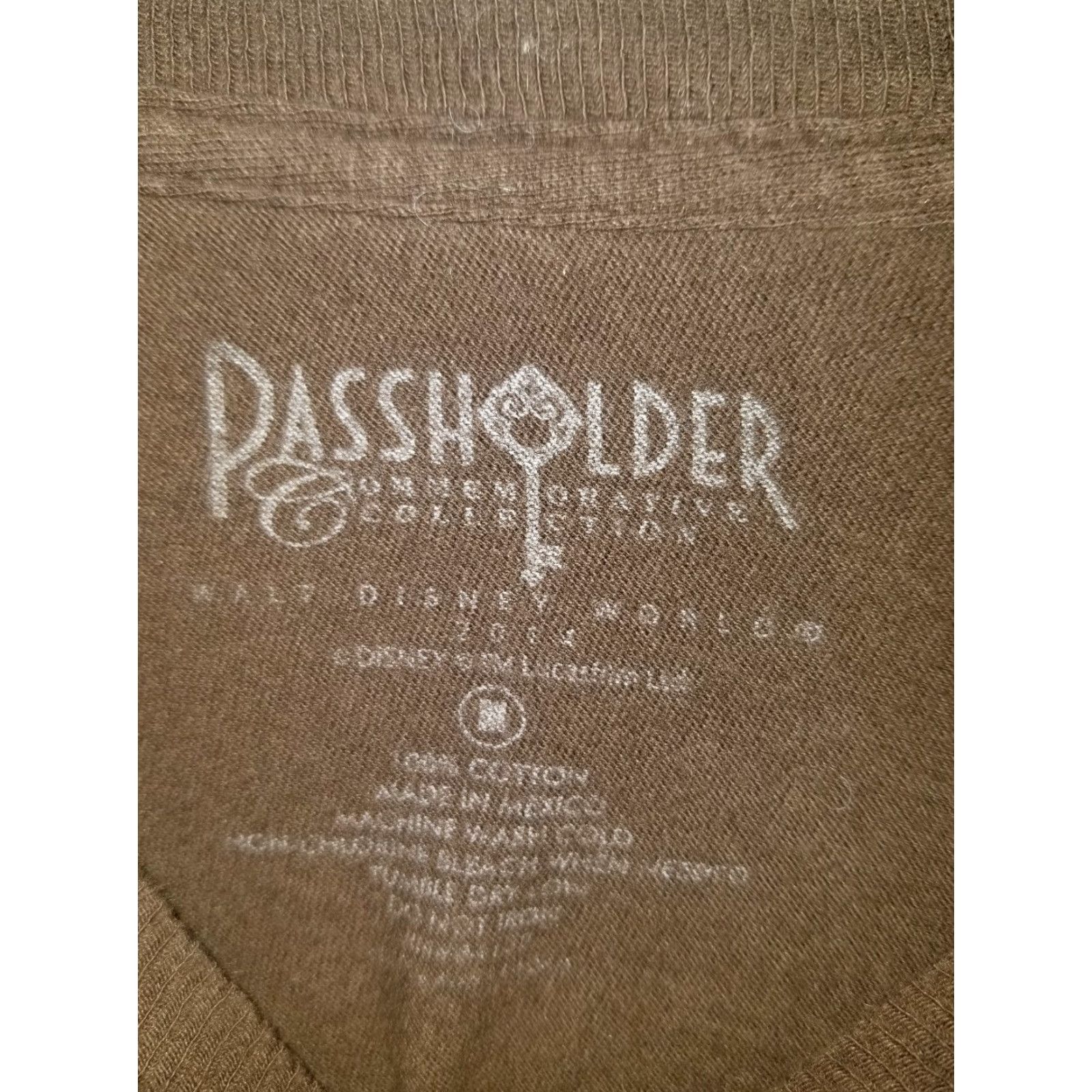 Disney Disney 2014 Passholder M Join The Rebellion Star Wars Weekend T Shirt Brown Men M Graphic Tee Crew Neck Short Sleeve 100% Cotton Disney Star Wars Size US M / EU 48-50 / 2 - 3 Thumbnail