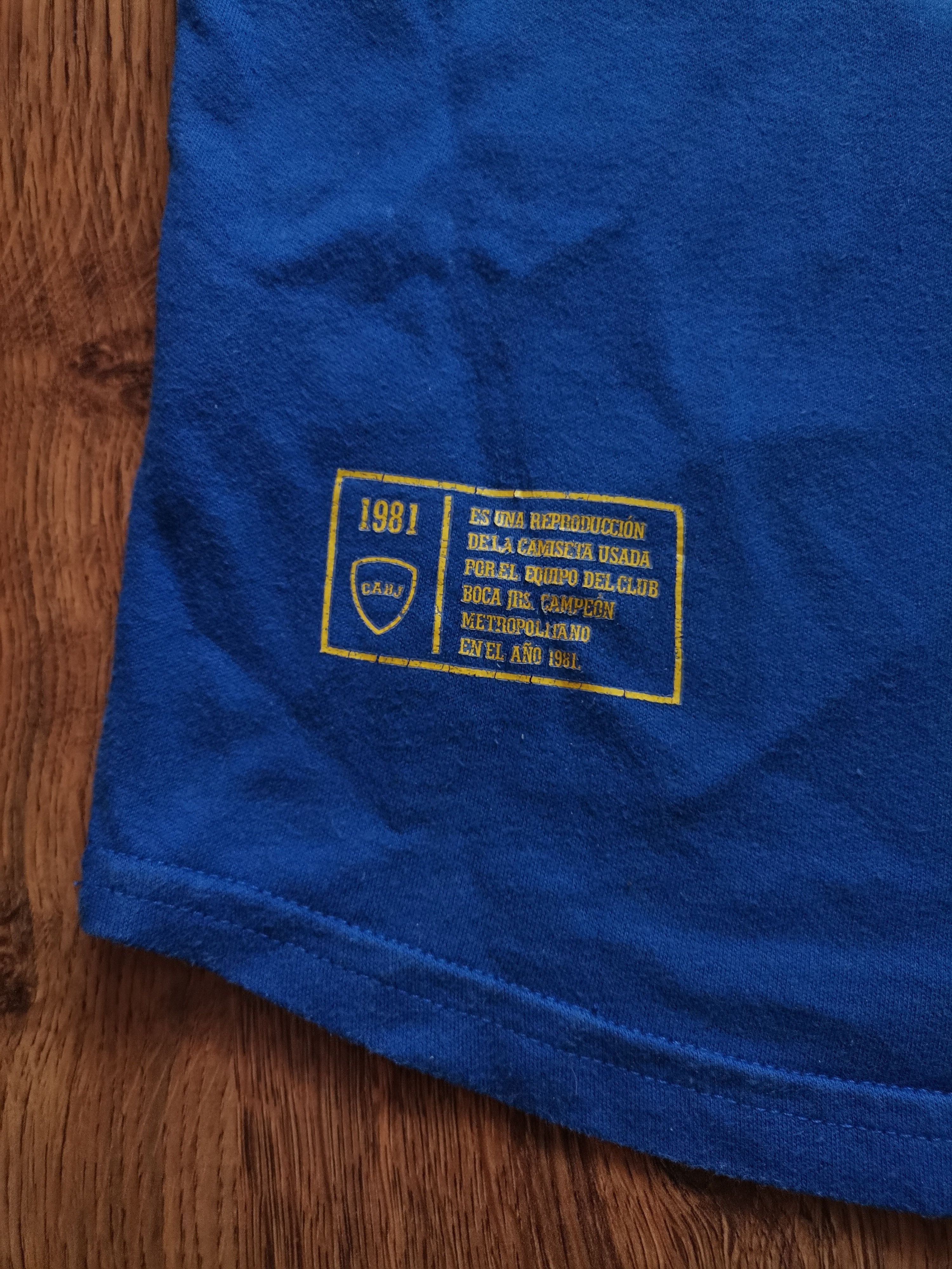 Nike Vintage Nike Boca Juniors 10 Maradona 100 Years T-Shirt Size US M / EU 48-50 / 2 - 9 Thumbnail