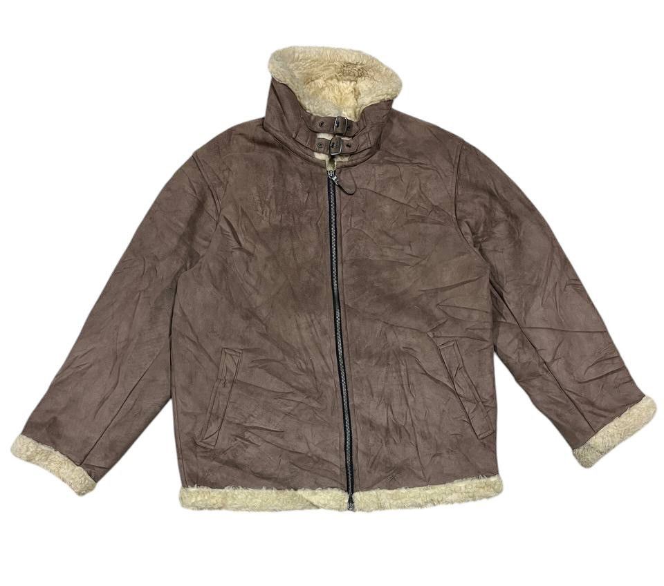 Designer Bxbk by first down faux leather winter season jacket Size US L / EU 52-54 / 3 - 1 Thumbnail