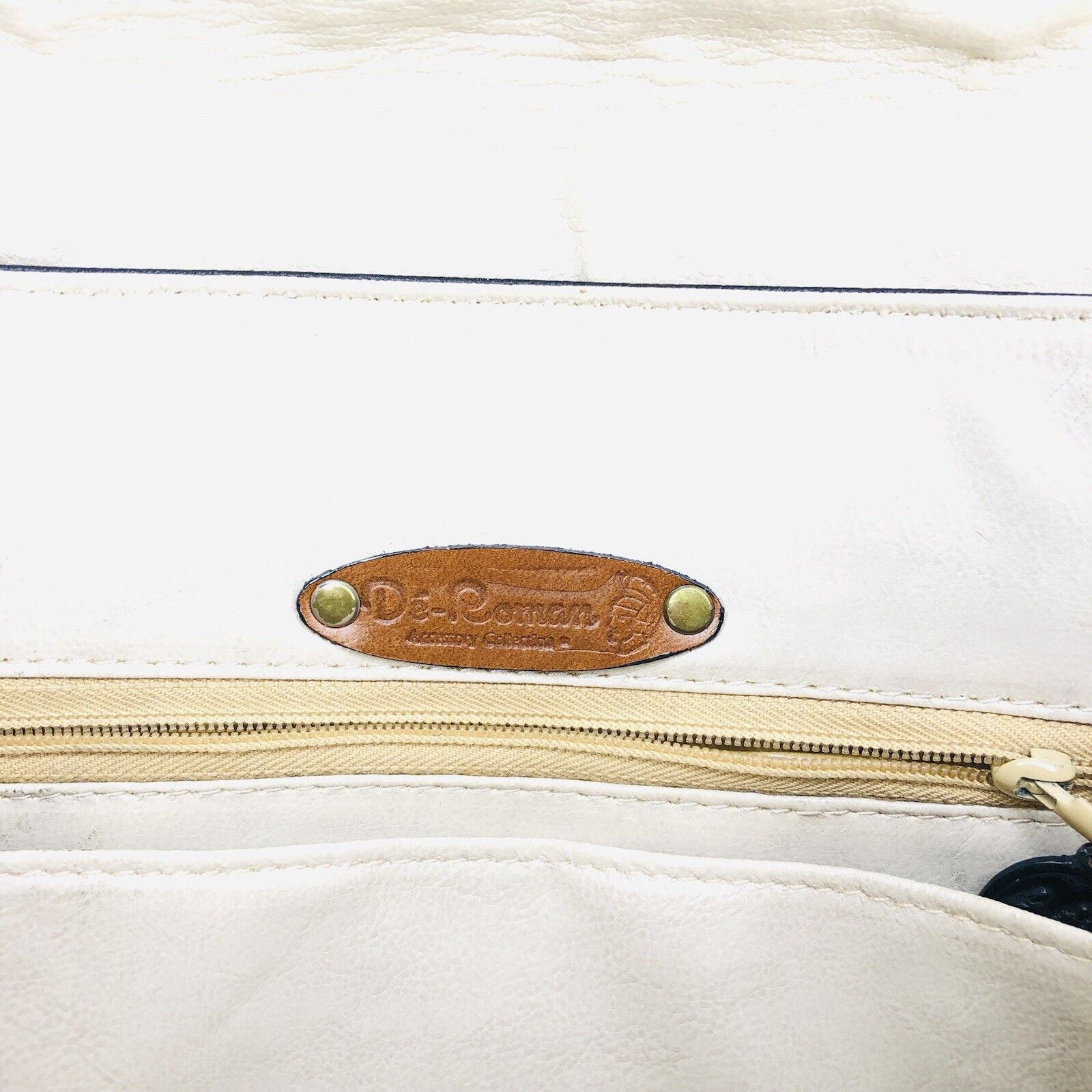 Other Vtg Dé-Roman UK Leather Purse Black Brown crossbody bags Size ONE SIZE - 11 Thumbnail