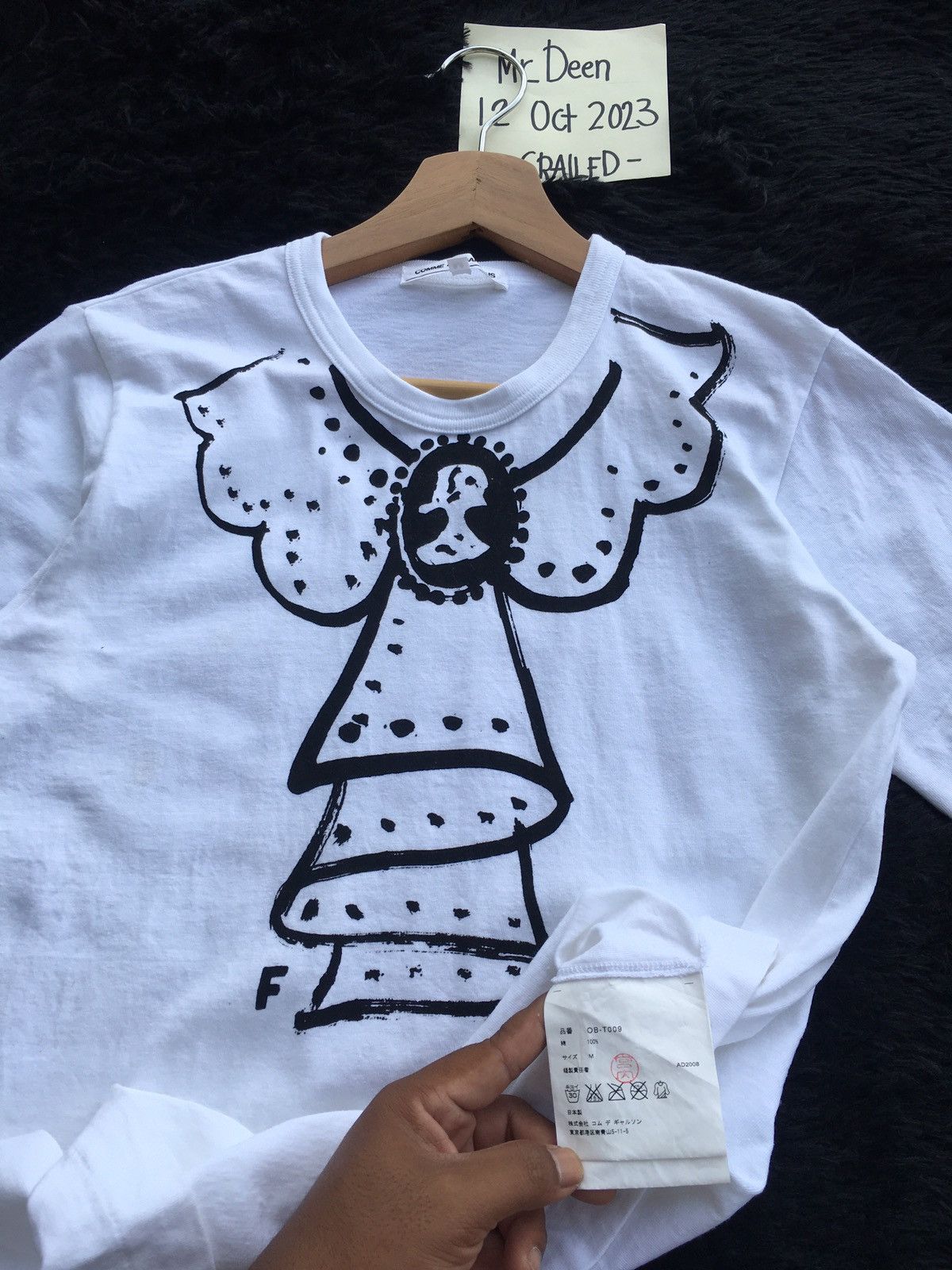 Comme des Garcons Rare AD 2008 Comme Des Garcons CDG Flower Tshirt Size US S / EU 44-46 / 1 - 8 Thumbnail