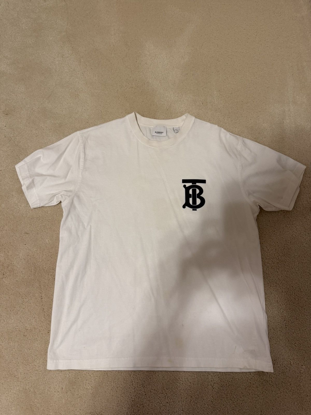 Burberry Burberry white TB t shirt Size US XS / EU 42 / 0 - 1 Thumbnail