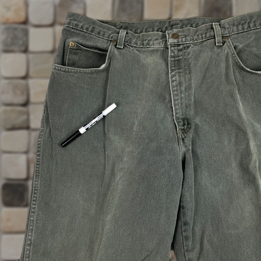Denime VINTAGE Coleman Jeans Mens 38 x 30 Green Relaxed Straight Denim 90s USA Jeans Mens Green 90s straight Relaxed Denim Coleman 38 x 30 Size US 38 / EU 54 - 1 Thumbnail