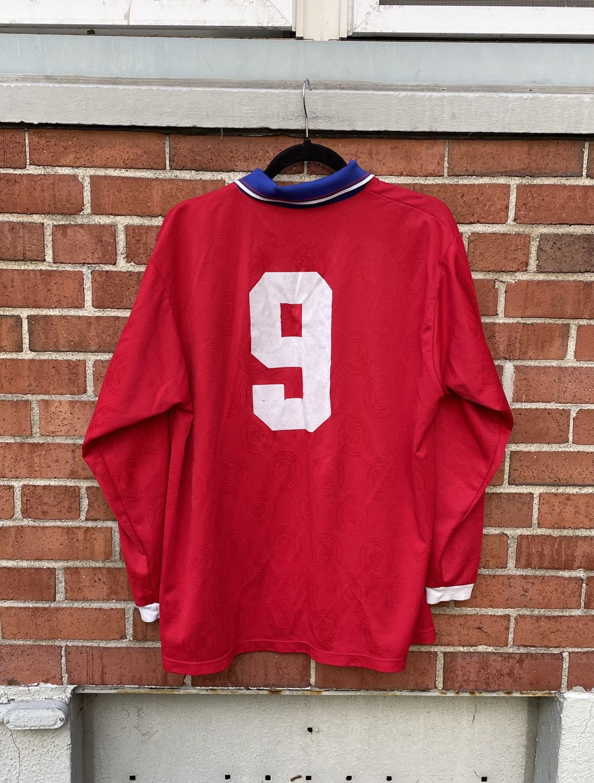 Vintage SUPER LEAGUE CHESTERFIELD FC SOCCER FOOTBALL JERSEY Size US XL / EU 56 / 4 - 10 Thumbnail