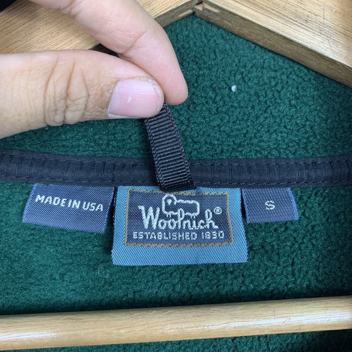 Vintage × Woolrich Woolen Mills ☀️Vintage Woolrich half button fleece jacket Size US S / EU 44-46 / 1 - 11 Thumbnail