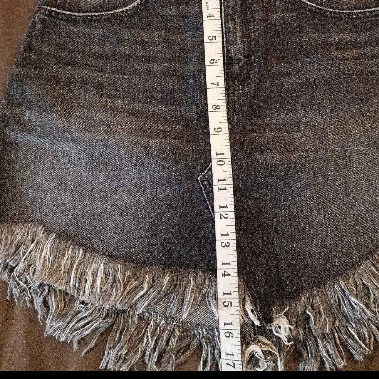 Free People Free People We the Free Maverick Mini Skirt Jeans Sz 25 Size 25" / US 0 / IT 36 - 15 Thumbnail