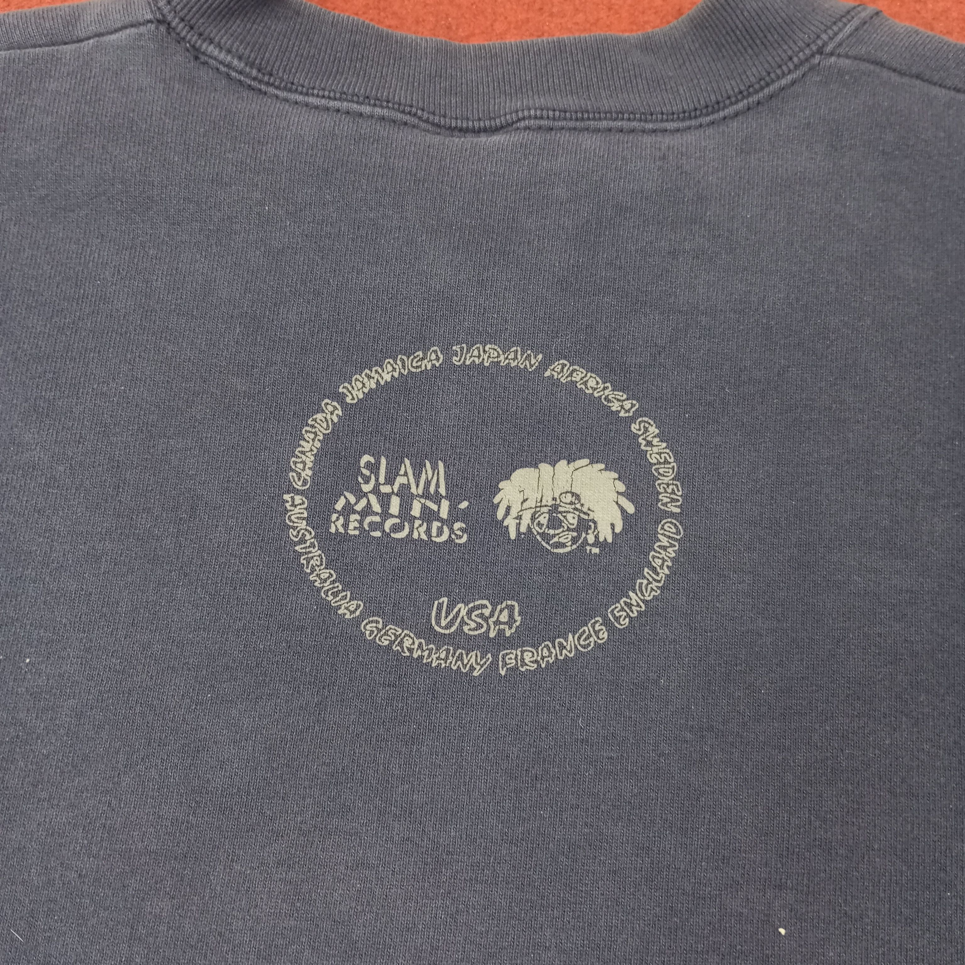 Fruit Of The Loom × Vintage Slam-Min Records New York Vintage Sweatshirt c221n22 Size US XL / EU 56 / 4 - 4 Thumbnail