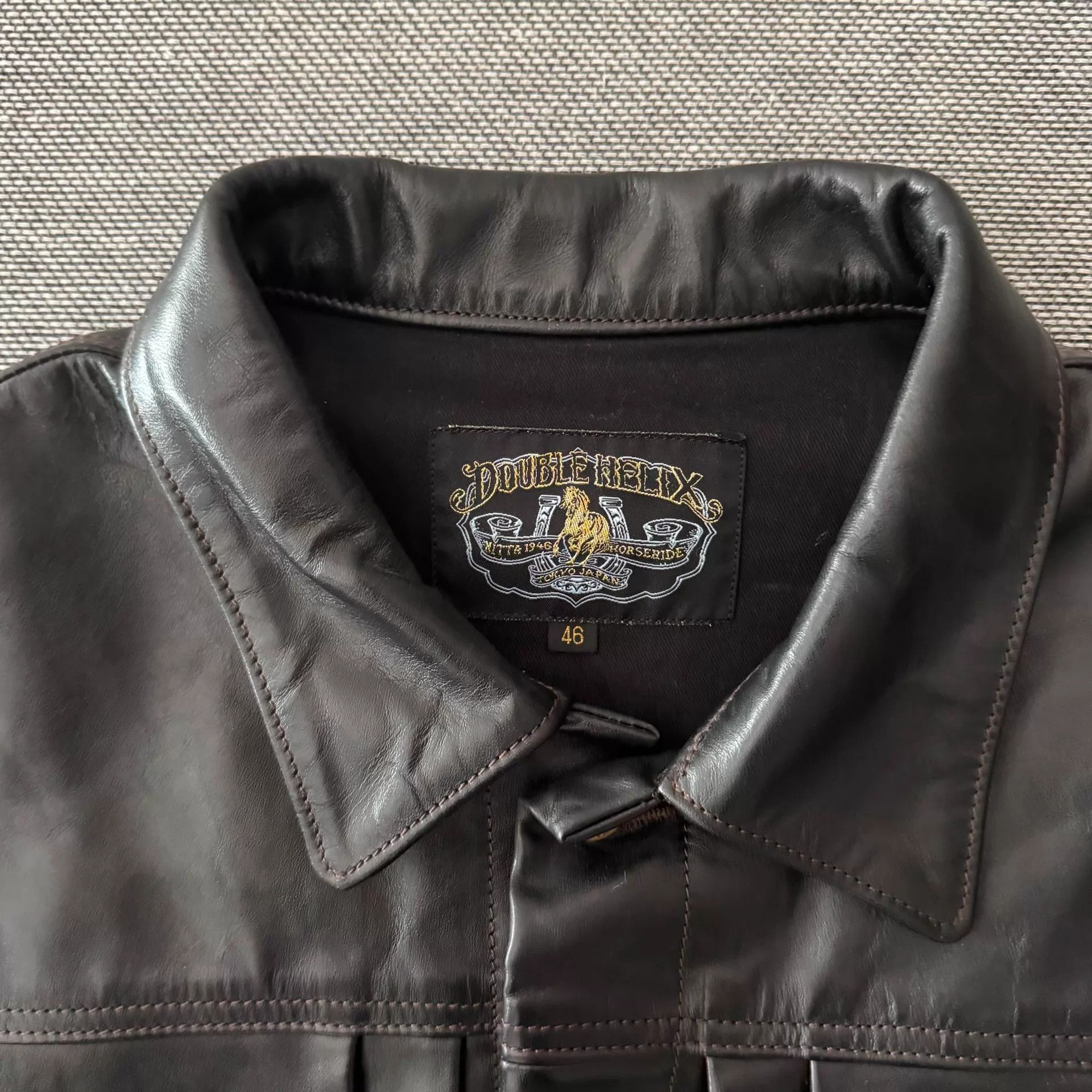 DOUBLE HELIX Double Helix Lee Cowboy Horsehide Jacket 46 Near Mint Size US S / EU 44-46 / 1 - 3 Thumbnail