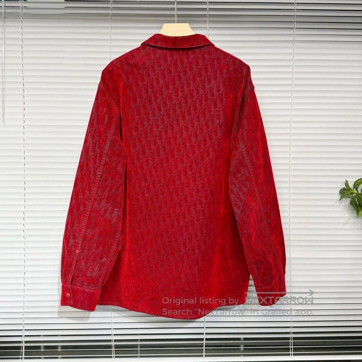 Dior dior red denim shirt with rabbit embroidery. Size US XXL / EU 58 / 5 - 2 Thumbnail