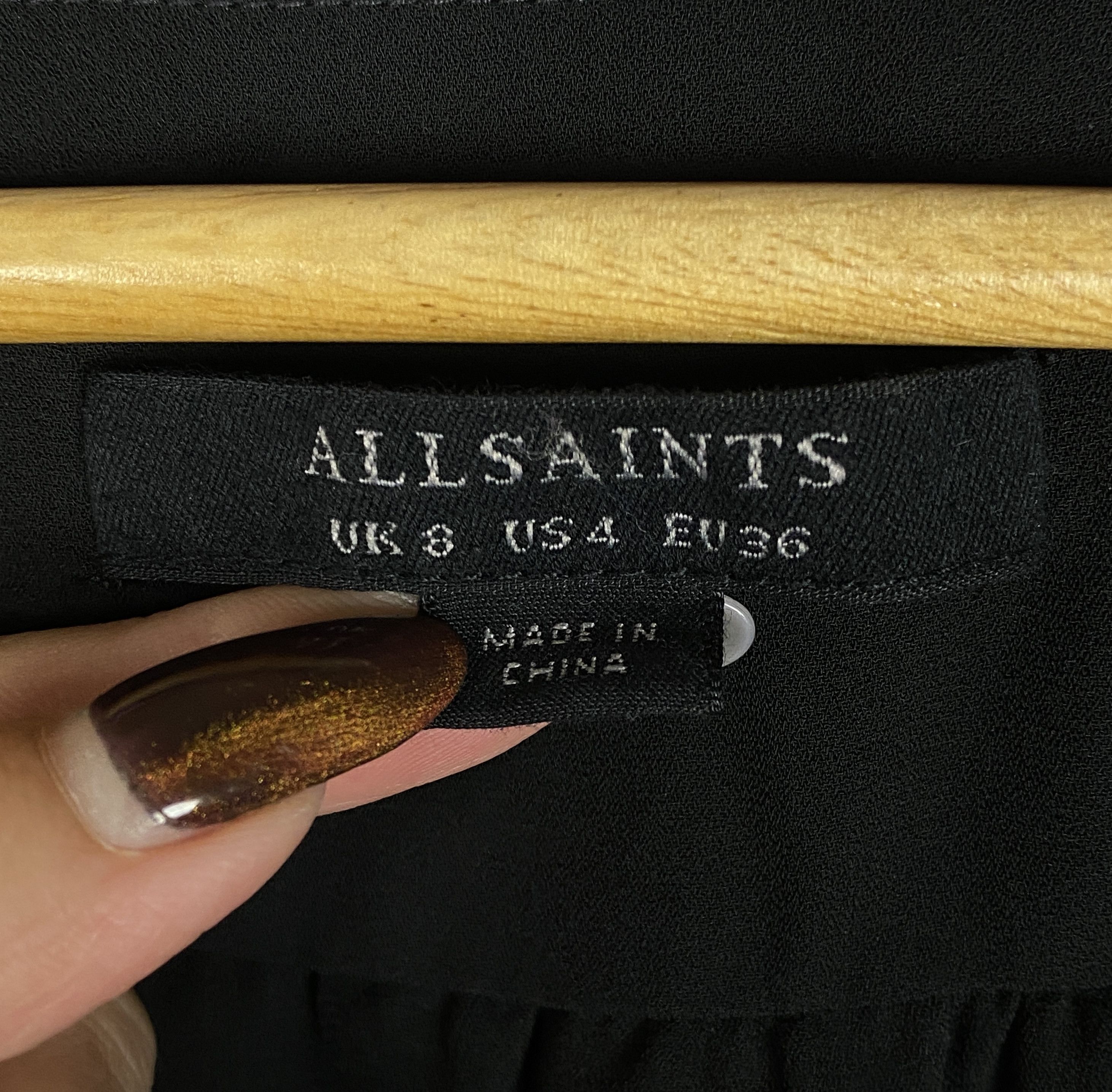Allsaints Allsaints Dress Woman's Size US 4 Gray Long Sleeve Size S / US 4 / IT 40 - 5 Thumbnail