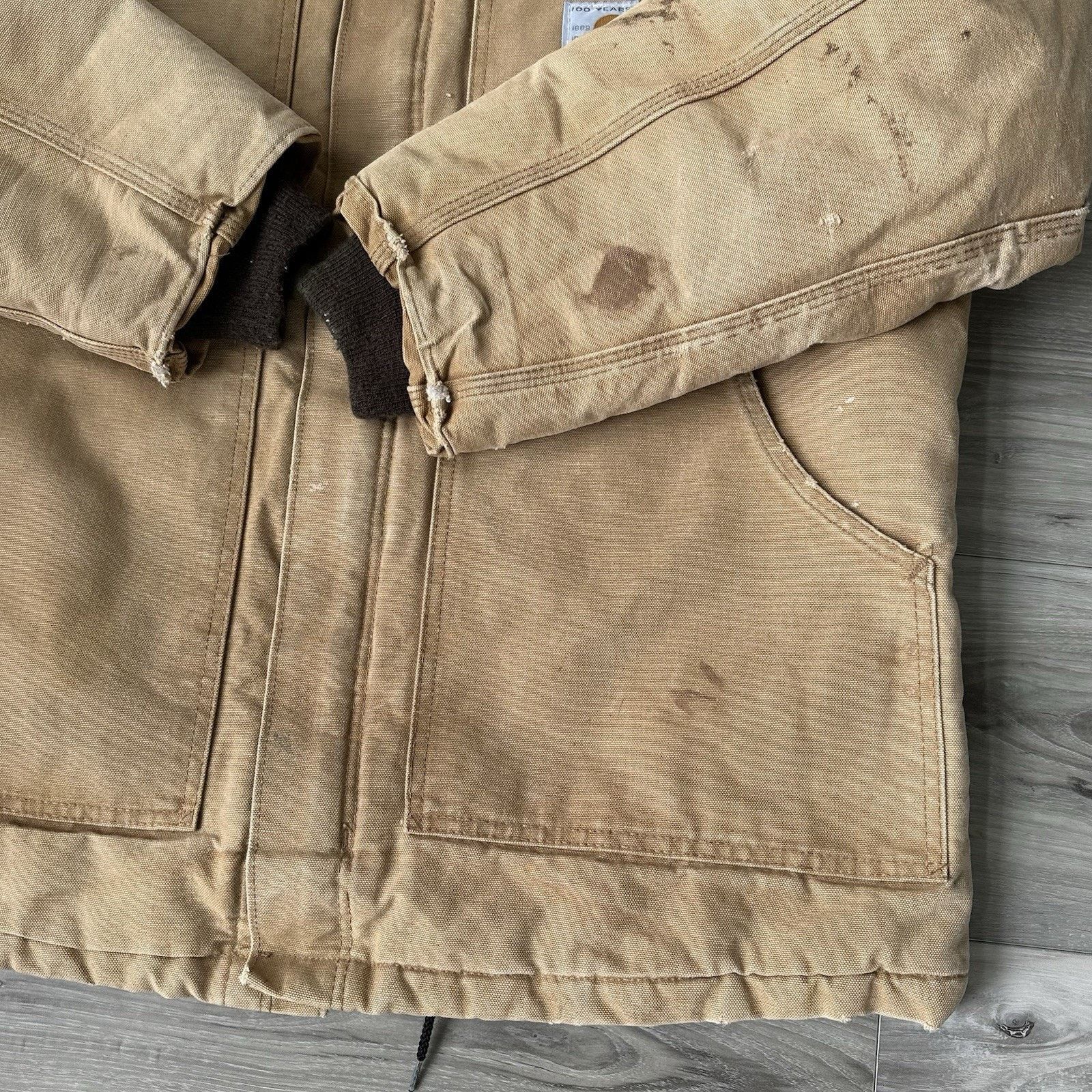 Carhartt VTG Carhartt 100 Year Arctic Quilted Lined Coat Jacket USA Size US XL / EU 56 / 4 - 7 Thumbnail