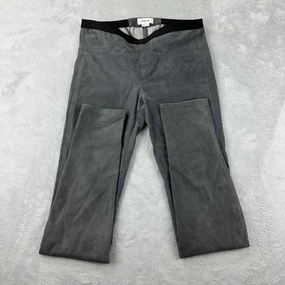 Helmut Lang Helmut Lang Light Grey Lambskin Leather Pants Women’s Size Size 28" / US 6 / IT 42 - 9 Thumbnail