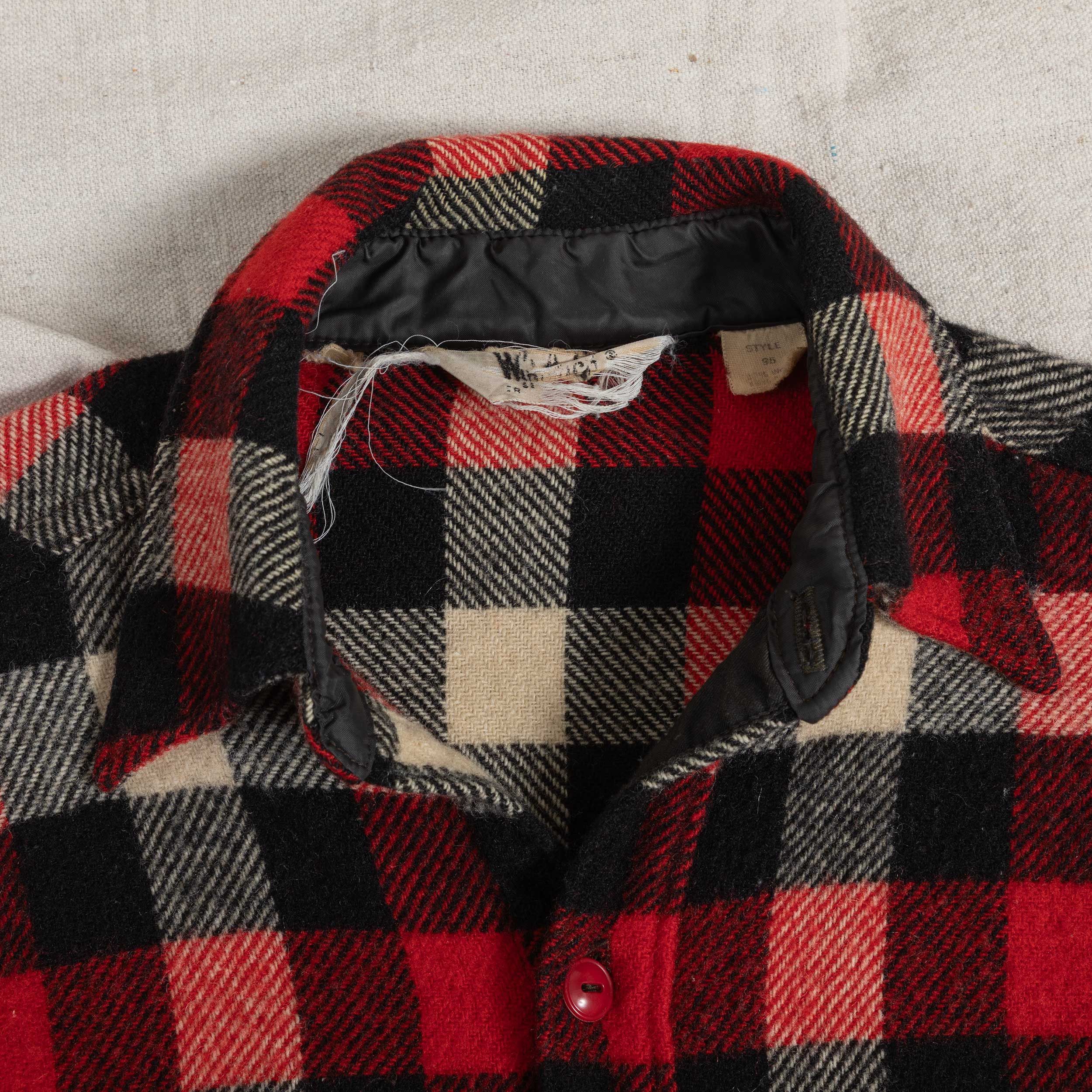 Woolrich Woolen Mills Vintage 60s Woolrich White Tag Style 95 Buffalo Plaid Shirt Size US L / EU 52-54 / 3 - 2 Thumbnail