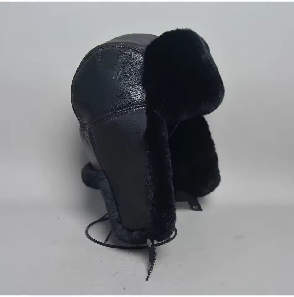 Japanese Brand Unisex RealRabbit Fur Ushanka Trapper Hat Size M Size ONE SIZE - 3 Thumbnail