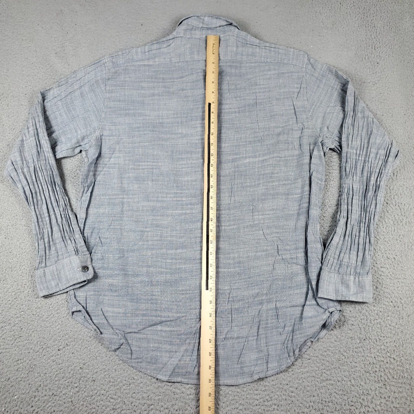 Ralph Lauren Ralph Lauren Shirt Mens Medium Blue Striped Button-Up Long Sleeve Size US M / EU 48-50 / 2 - 3 Thumbnail