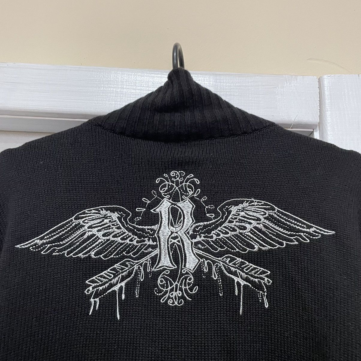 14th Addiction × John Richmond 💥John Richmond Death Metal Anarchy Detroy sweater bones scul Size US L / EU 52-54 / 3 - 6 Thumbnail