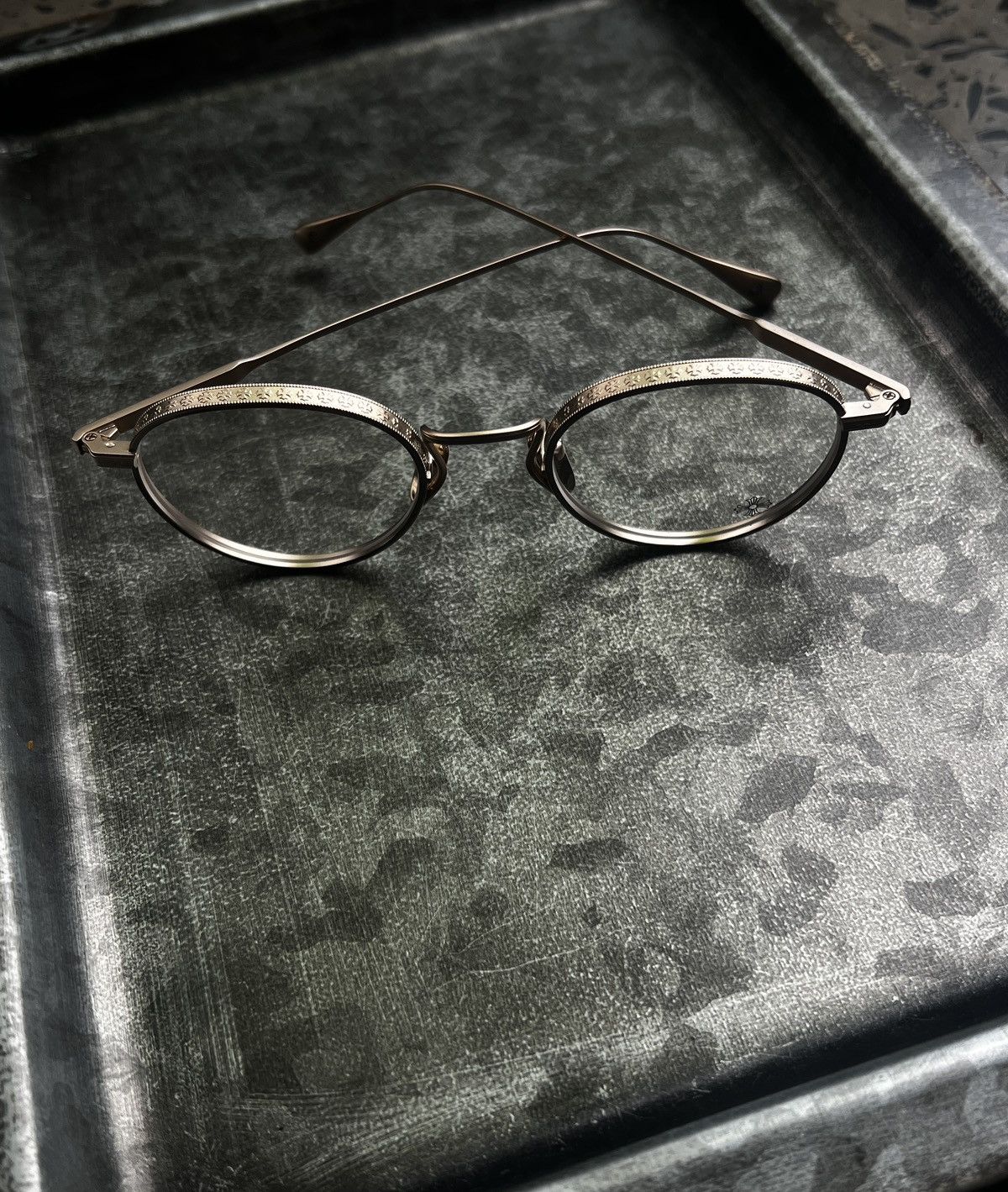 Chrome Hearts Chrome Hearts THICK GOLD PLATED GLASSES Size ONE SIZE - 6 Thumbnail