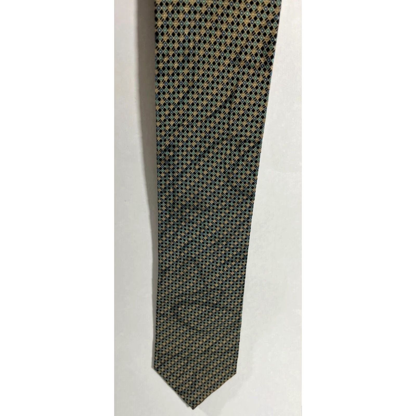 Brioni Brioni Men’s Silk Tie Geometric Holographic Abstract Made in Italy Long 61" Width 3.5" Multicolor Designer Preppy Tie Mens Biomed? Size ONE SIZE - 7 Thumbnail