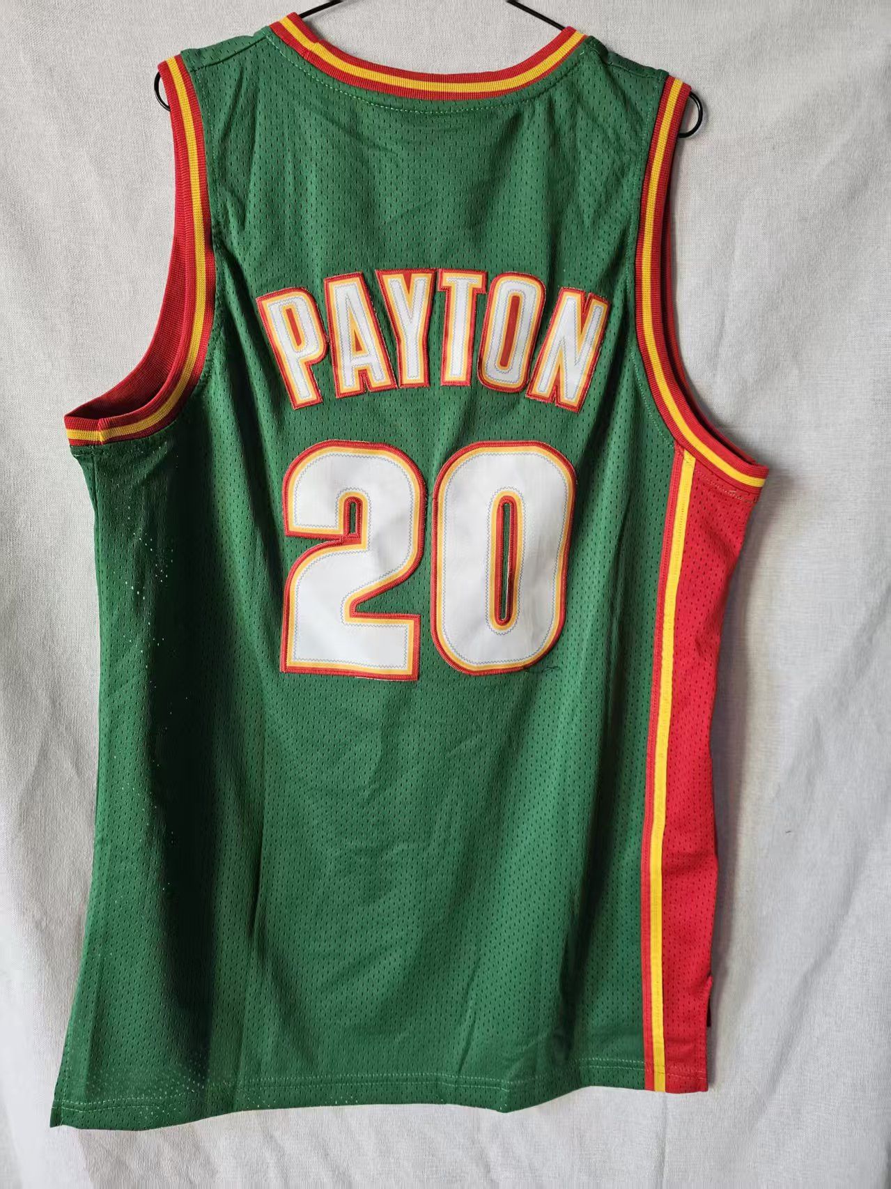NBA Seattle Supersonics 20 Gary Payton Jersey Stitched Green Size US M / EU 48-50 / 2 - 1 Thumbnail