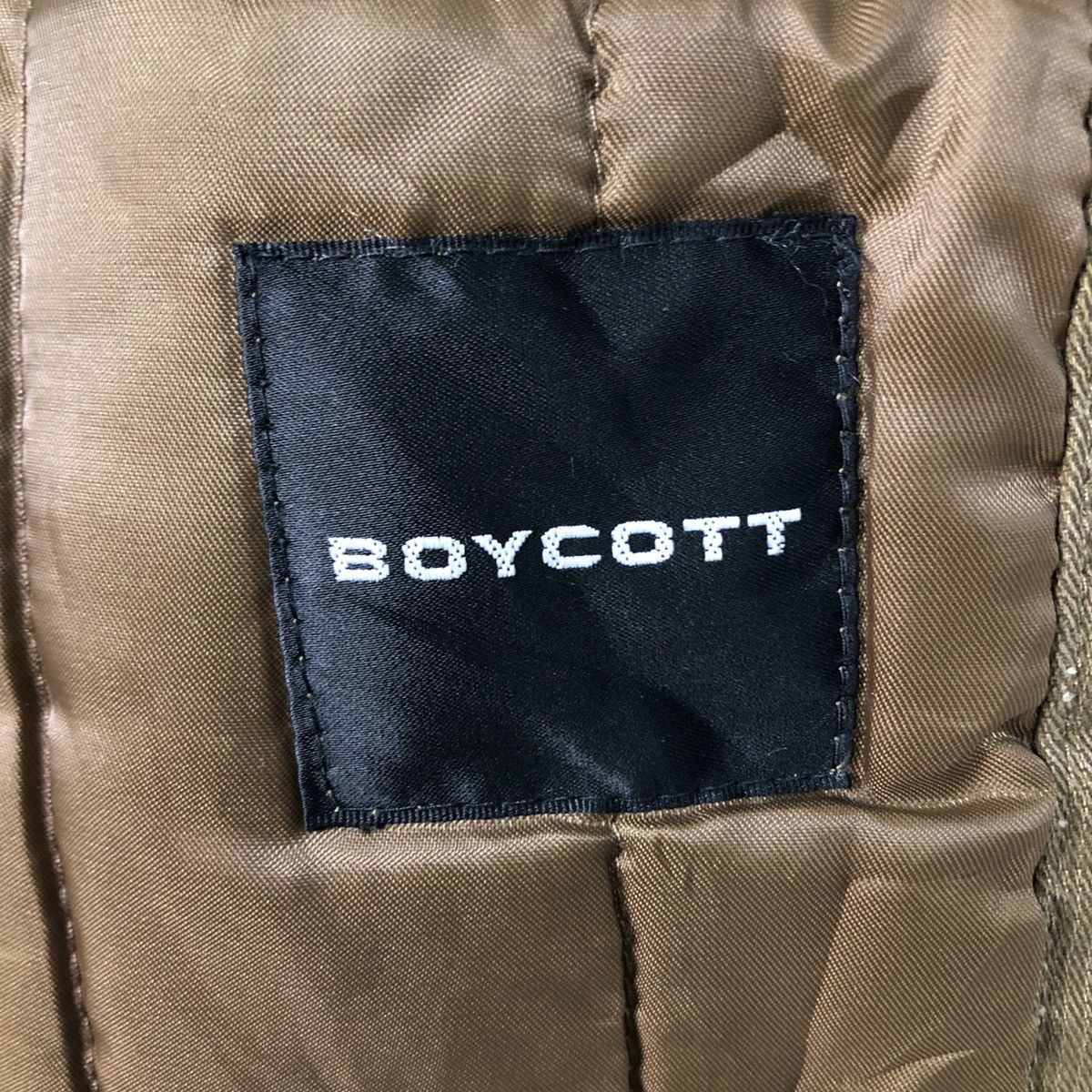 Boycott × Japanese Brand 📌Vintage Chore Bomber Jacket Boycott Mink Fur Hoodie Size US M / EU 48-50 / 2 - 20 Thumbnail