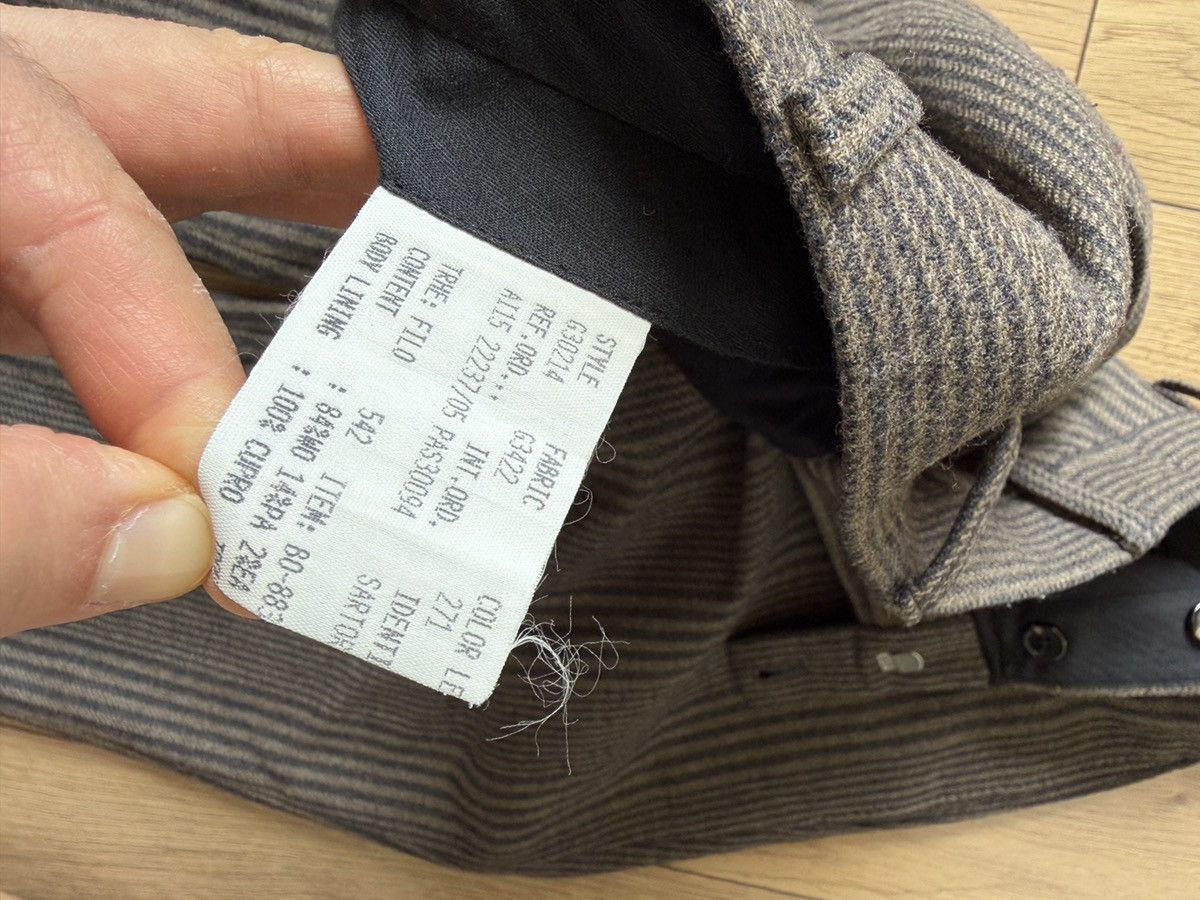 Lardini Gabriele Pasini Striped Brown/Gray Double Breasted Suit Size 48R - 15 Thumbnail