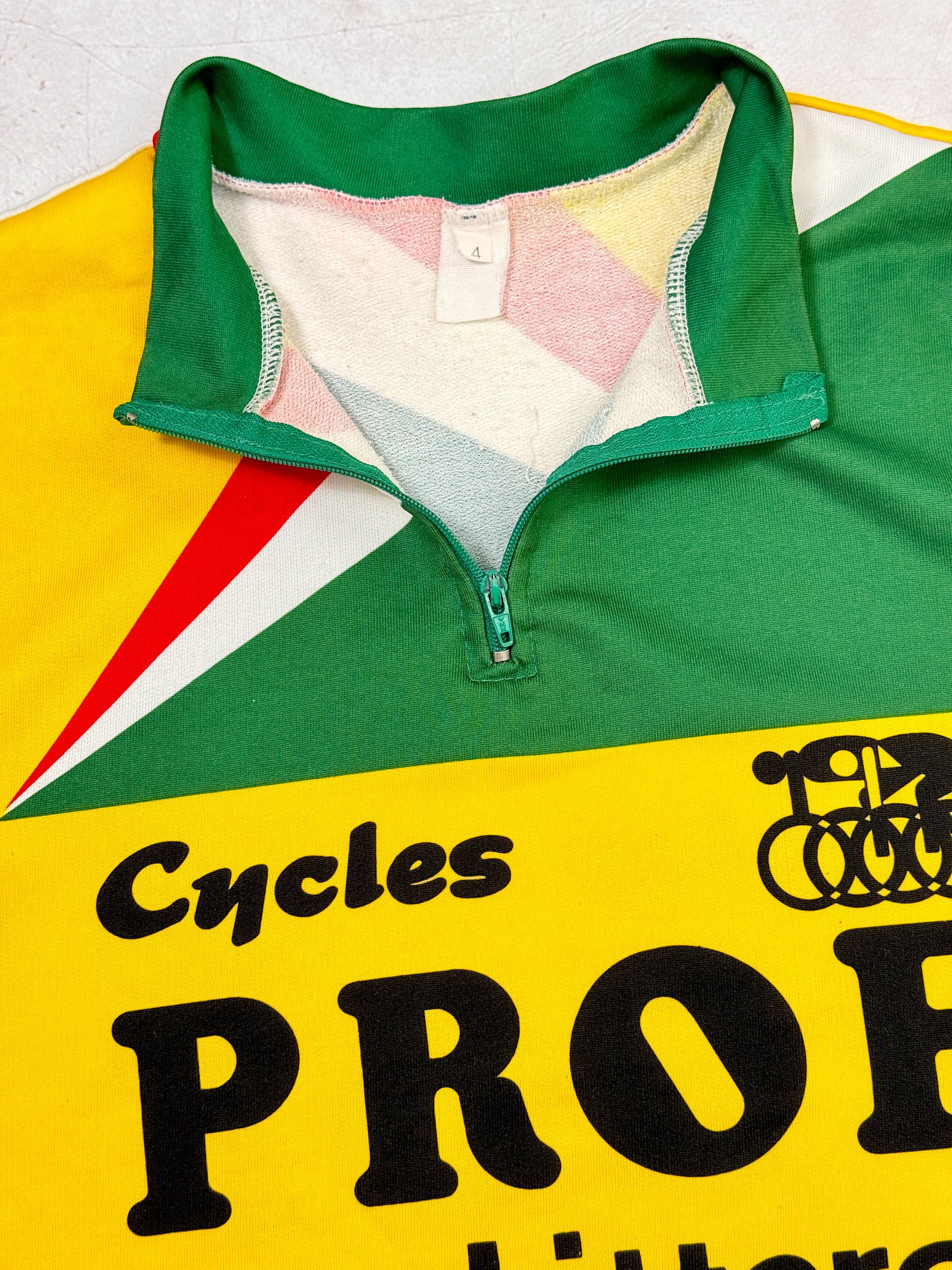 Vintage Vintage Cycling Jersey Prof c.c. Littoral Cycles Size US M / EU 48-50 / 2 - 6 Thumbnail