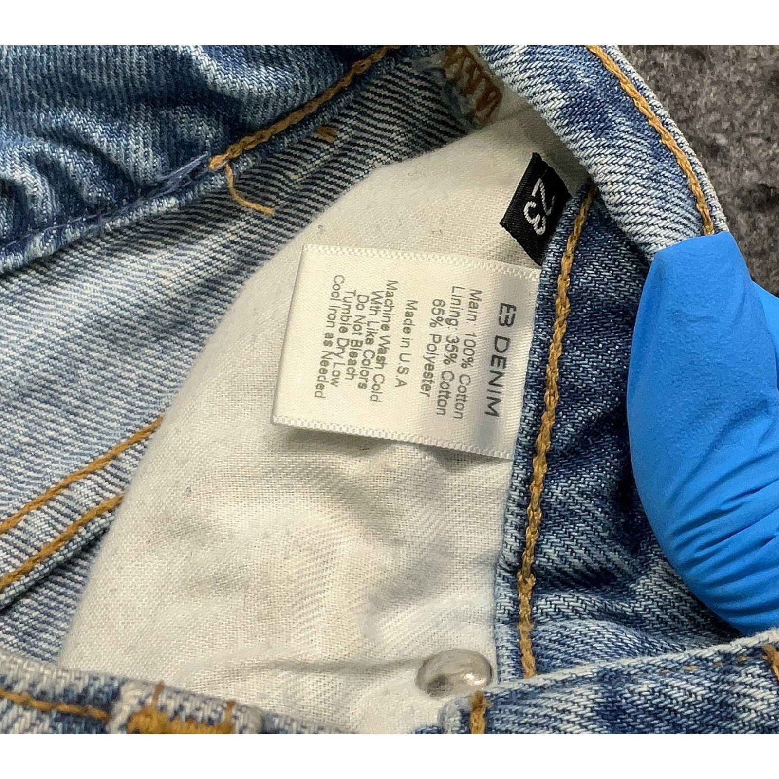 EB Denim EB Denim Jeans Frederic Luna Barrel Loose Fit 23 Size 23" - 4 Thumbnail