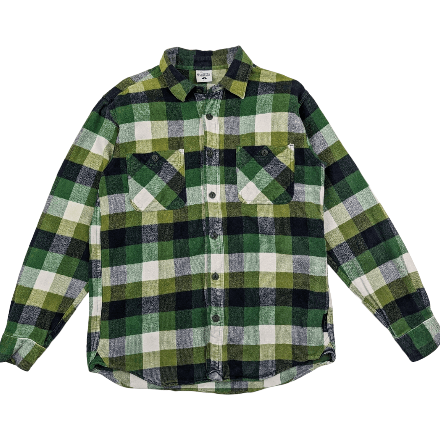Columbia COLUMBIA Green Check Button Up Shirt Flannel Outdoor Hiking Size US S / EU 44-46 / 1 - 3 Thumbnail